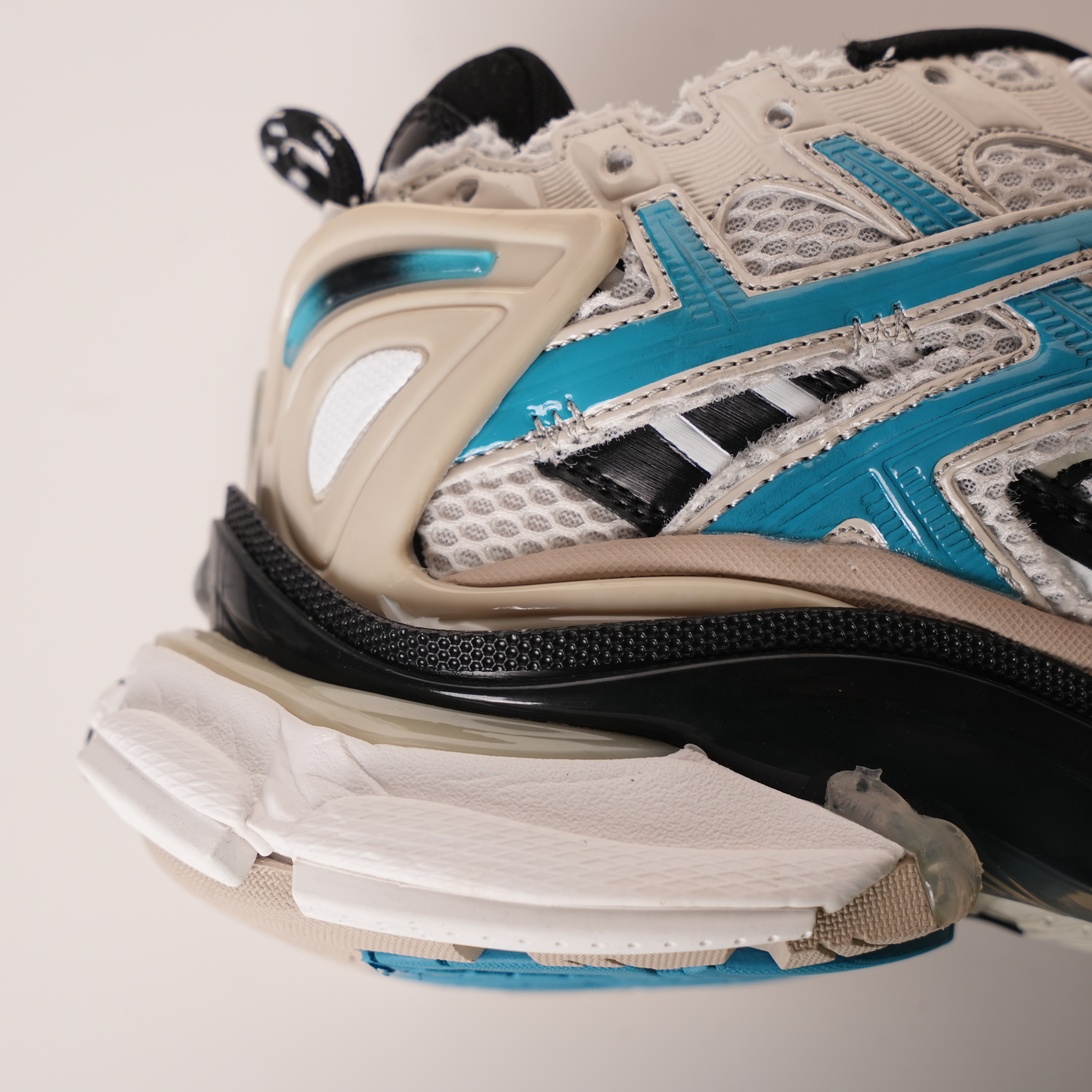Balenciaga Runner Black Champagne Blue