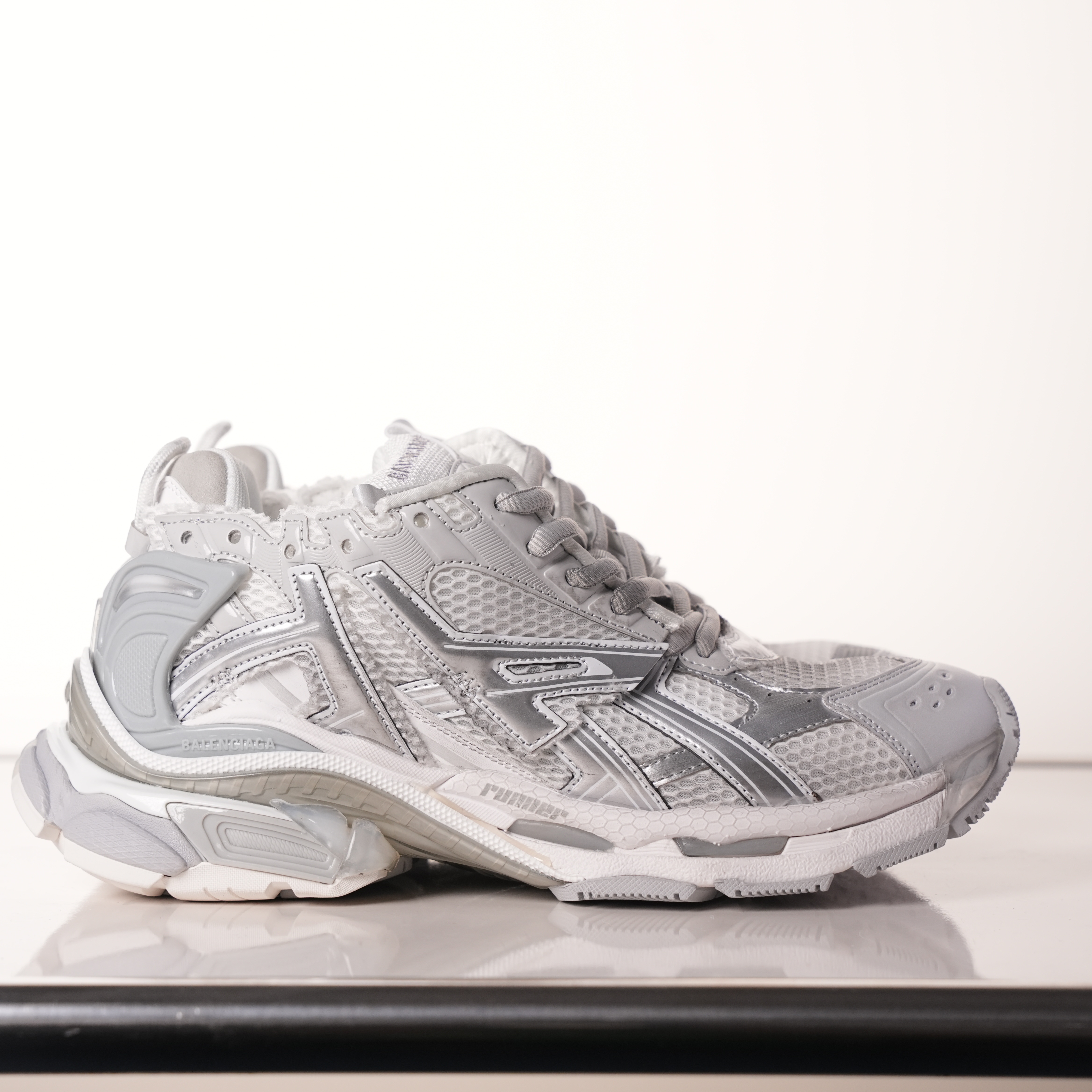 Balenciaga Runner Silver Metallic