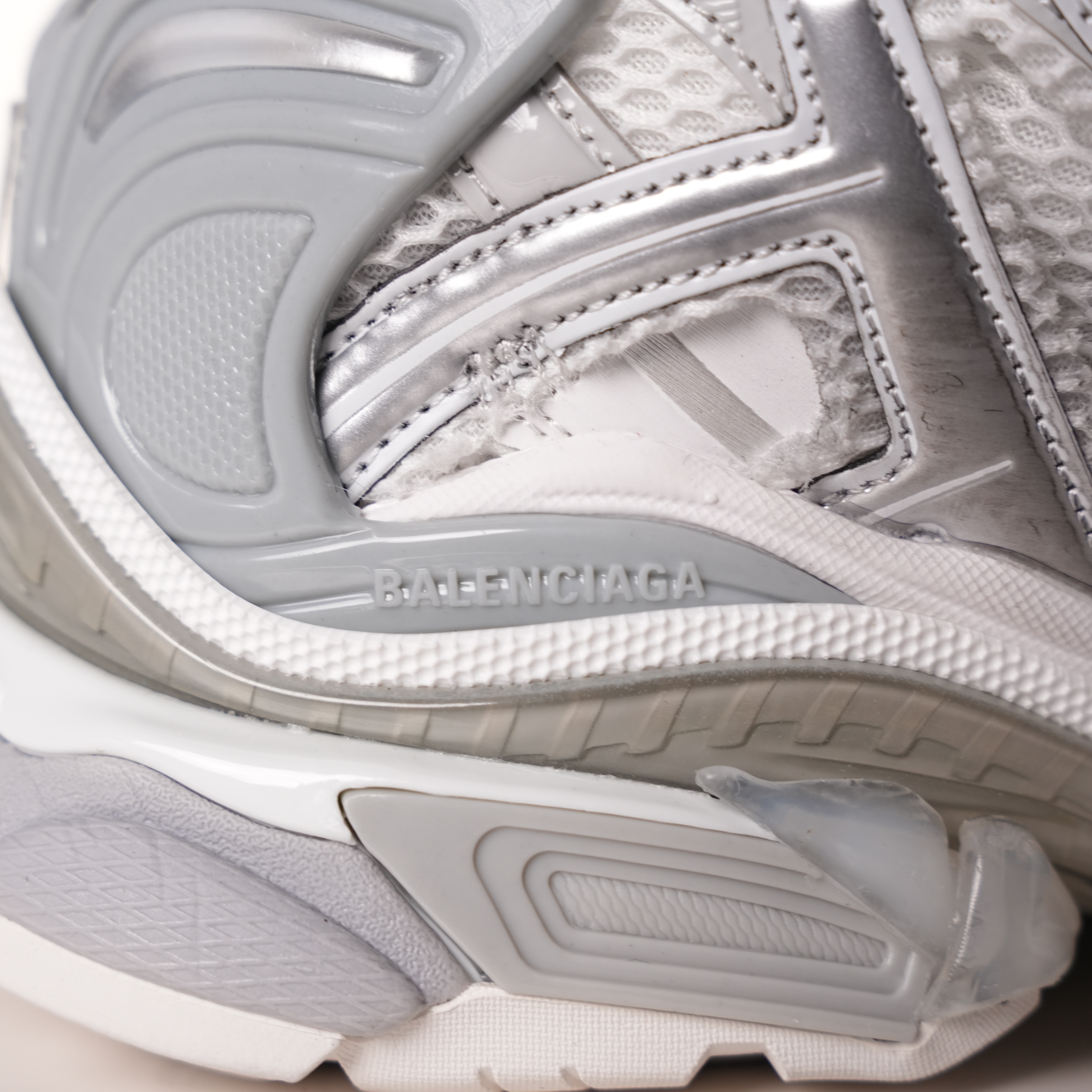 Balenciaga Runner Silver Metallic