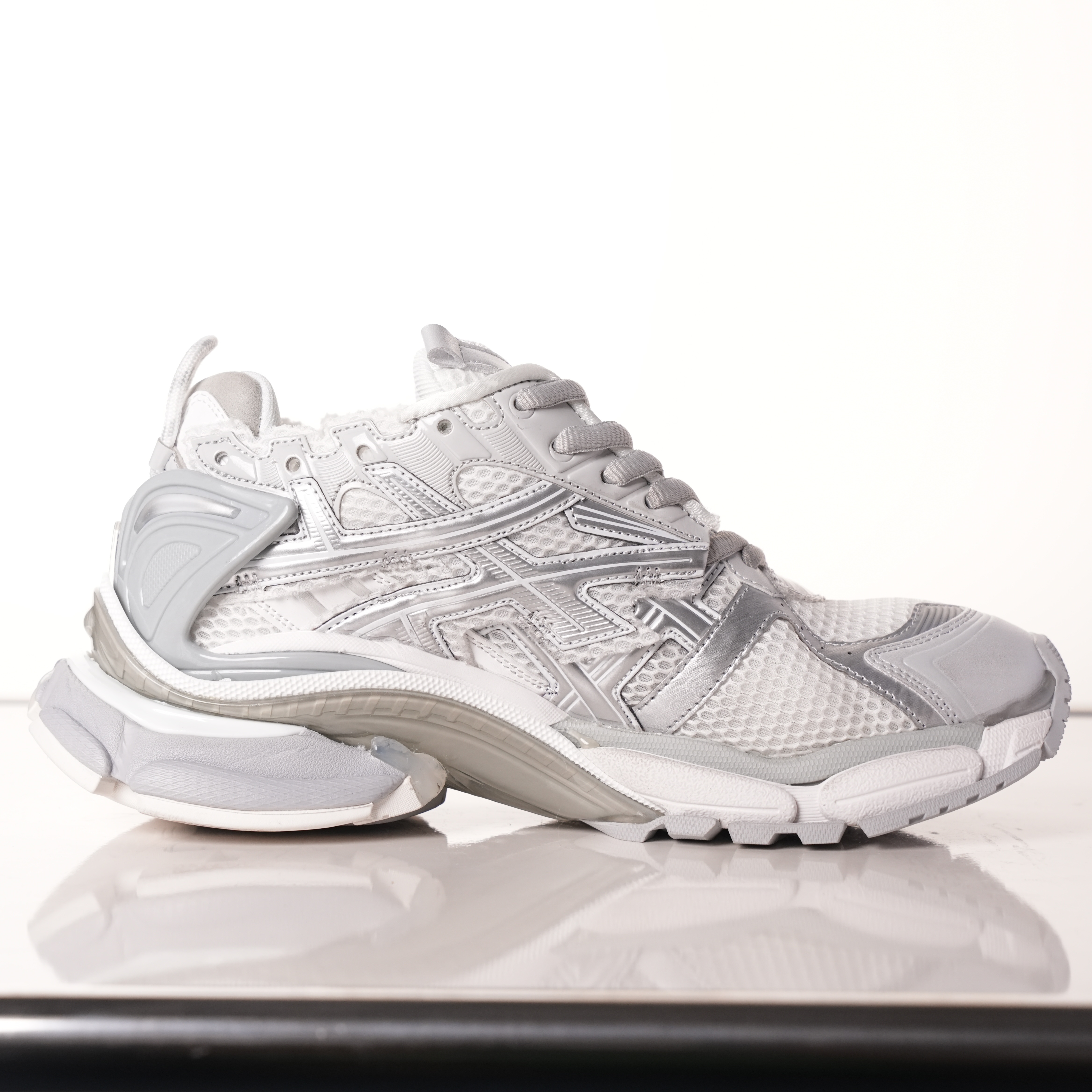 Balenciaga Runner Silver Metallic