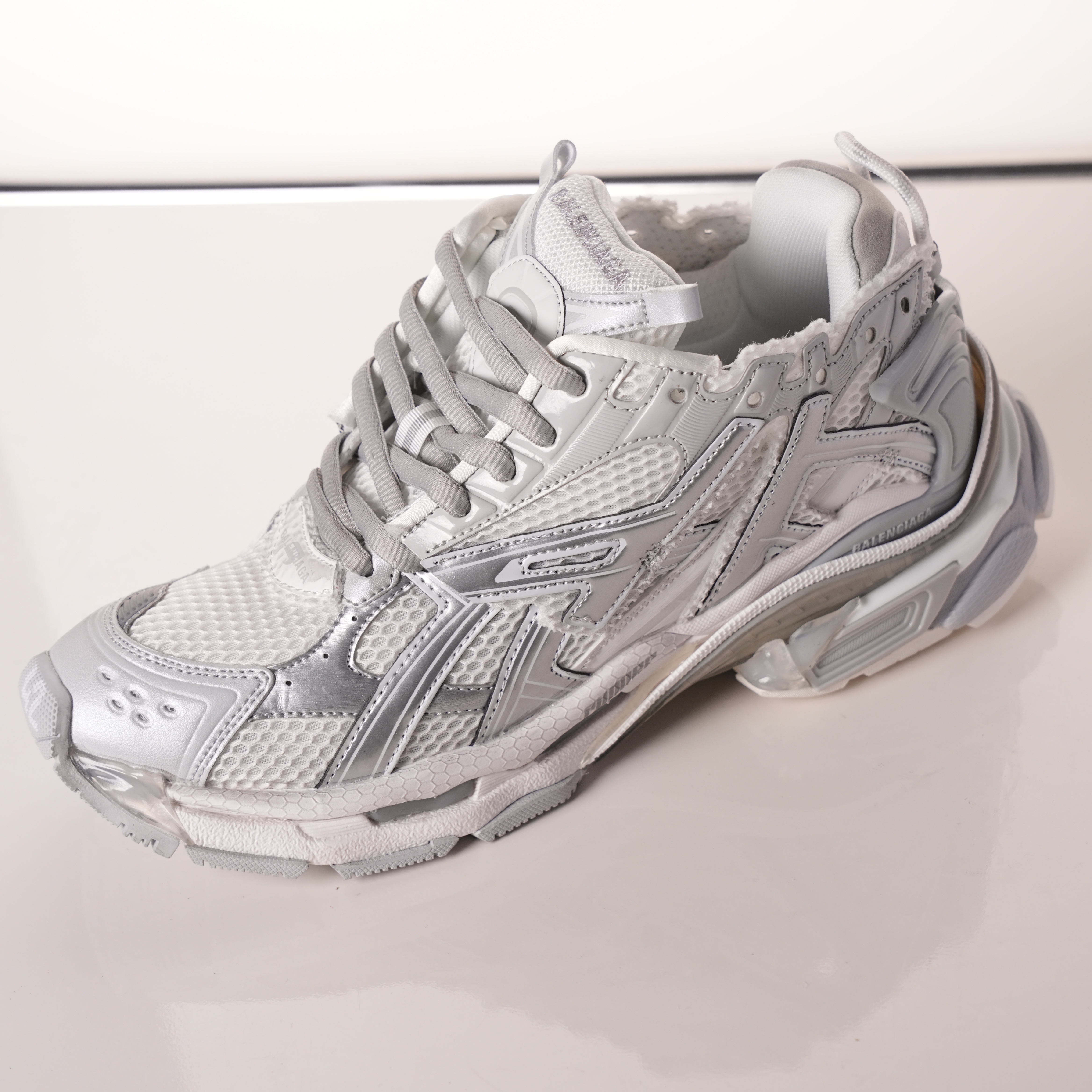 Balenciaga Runner Silver Metallic