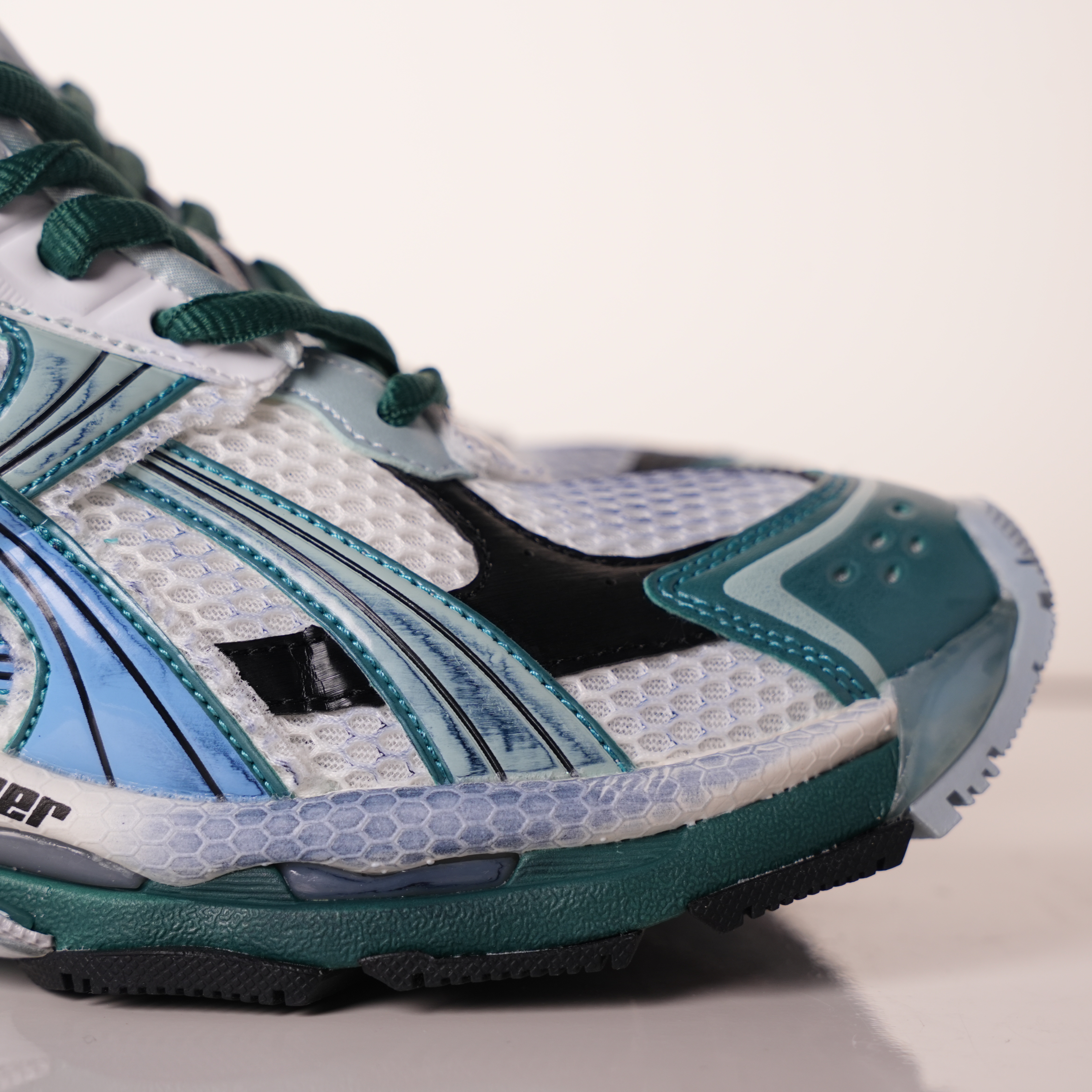 Balenciaga Runner Sneaker 'White Green Blue'