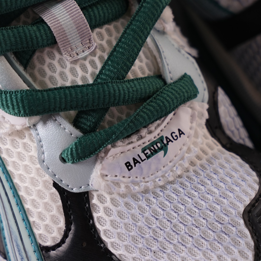 Balenciaga Runner Sneaker 'White Green Blue'