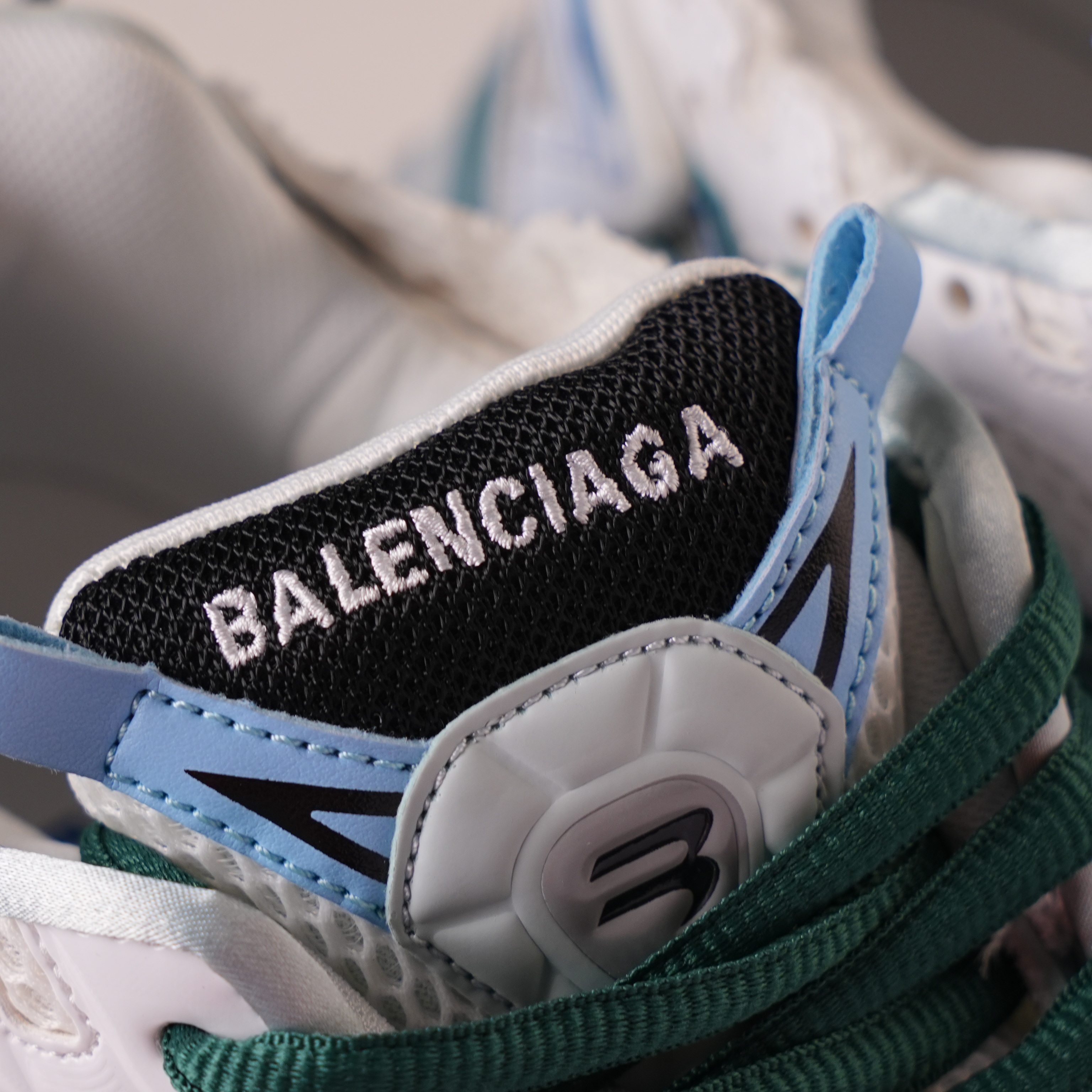 Balenciaga Runner Sneaker 'White Green Blue'