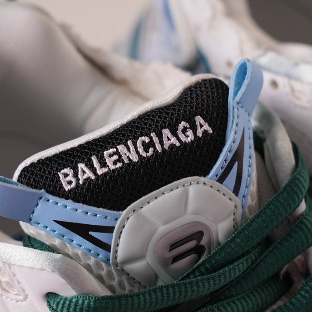 Balenciaga Runner Sneaker 'White Green Blue'