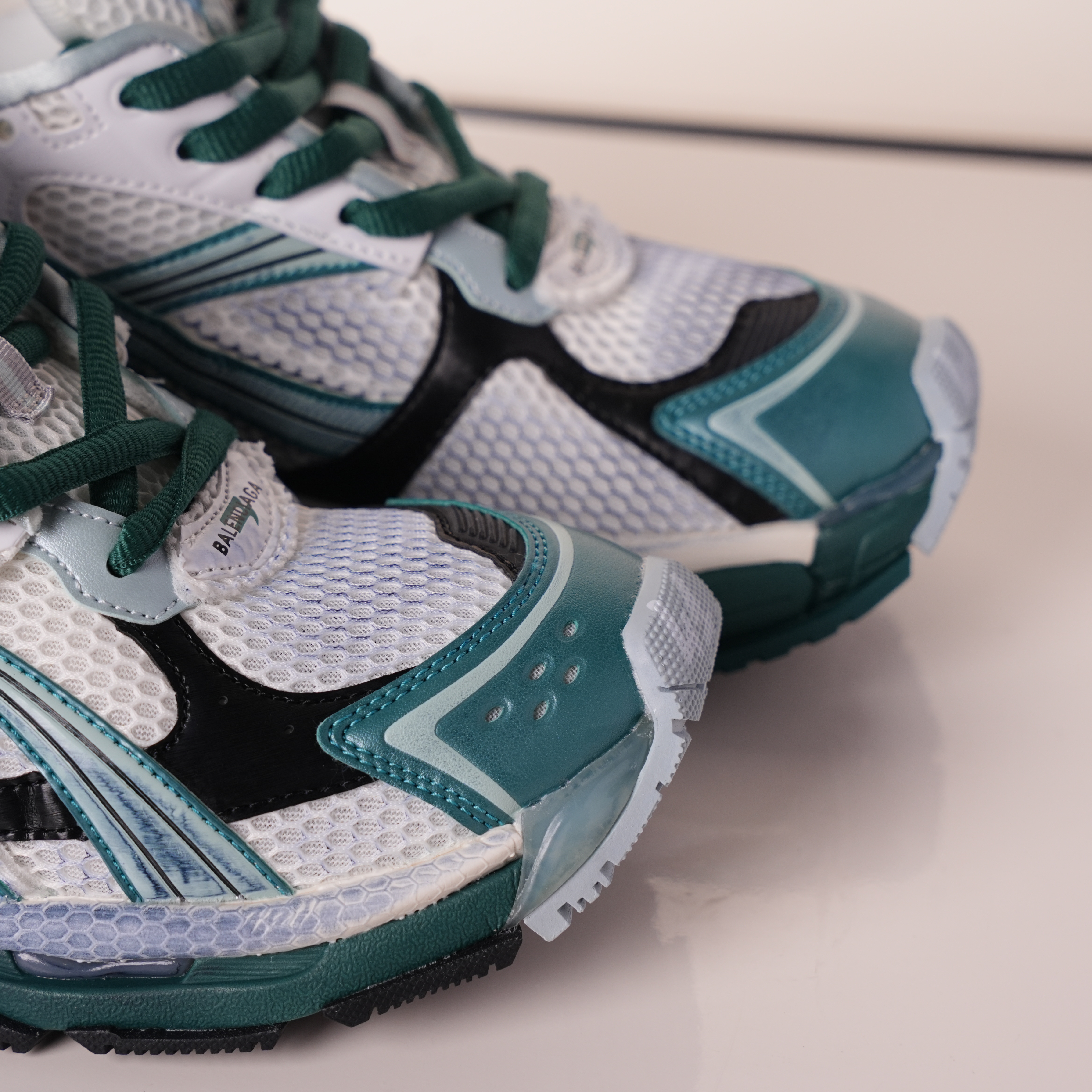 Balenciaga Runner Sneaker 'White Green Blue'