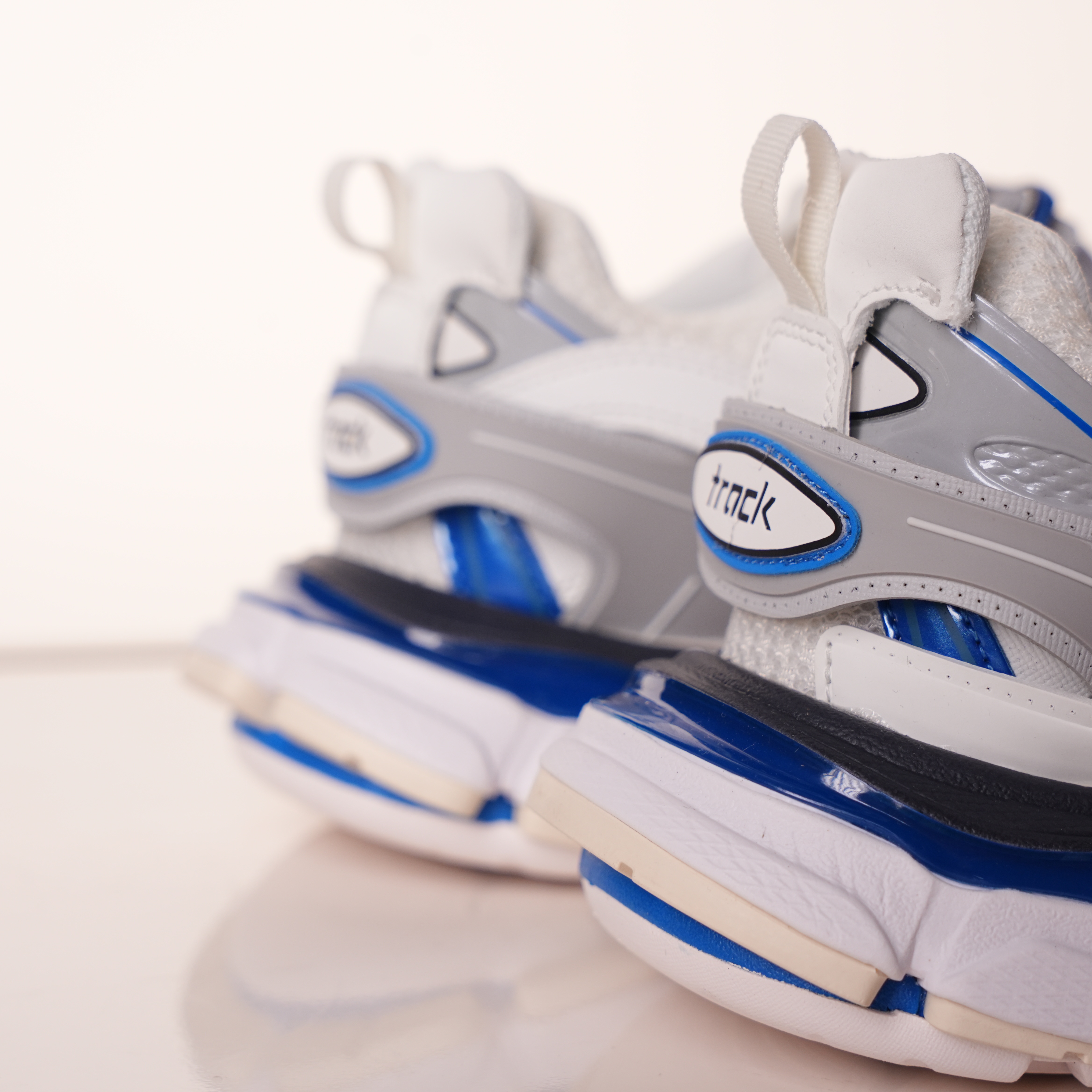 Balenciaga Track Sneaker White Grey Blue