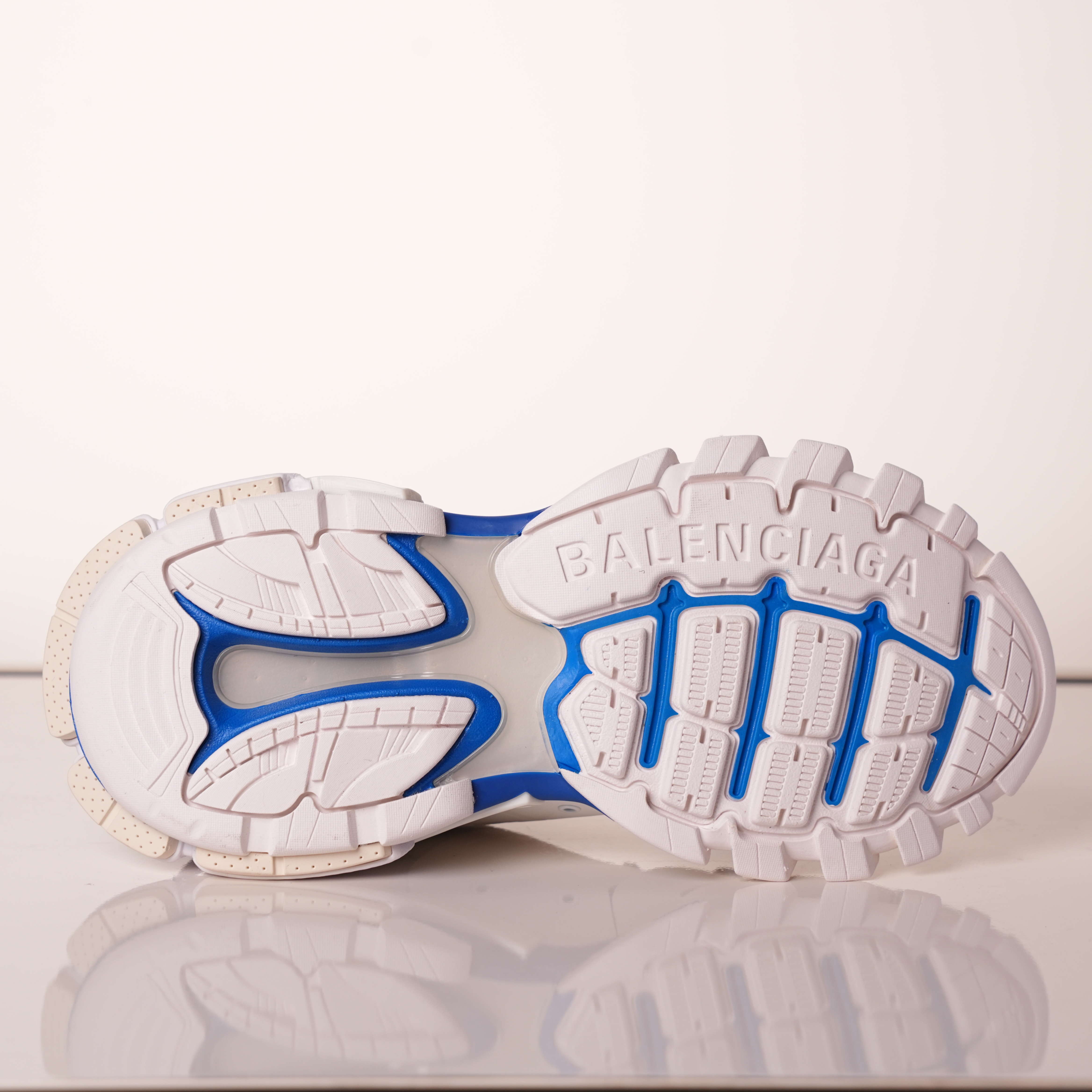 Balenciaga Track Sneaker White Grey Blue
