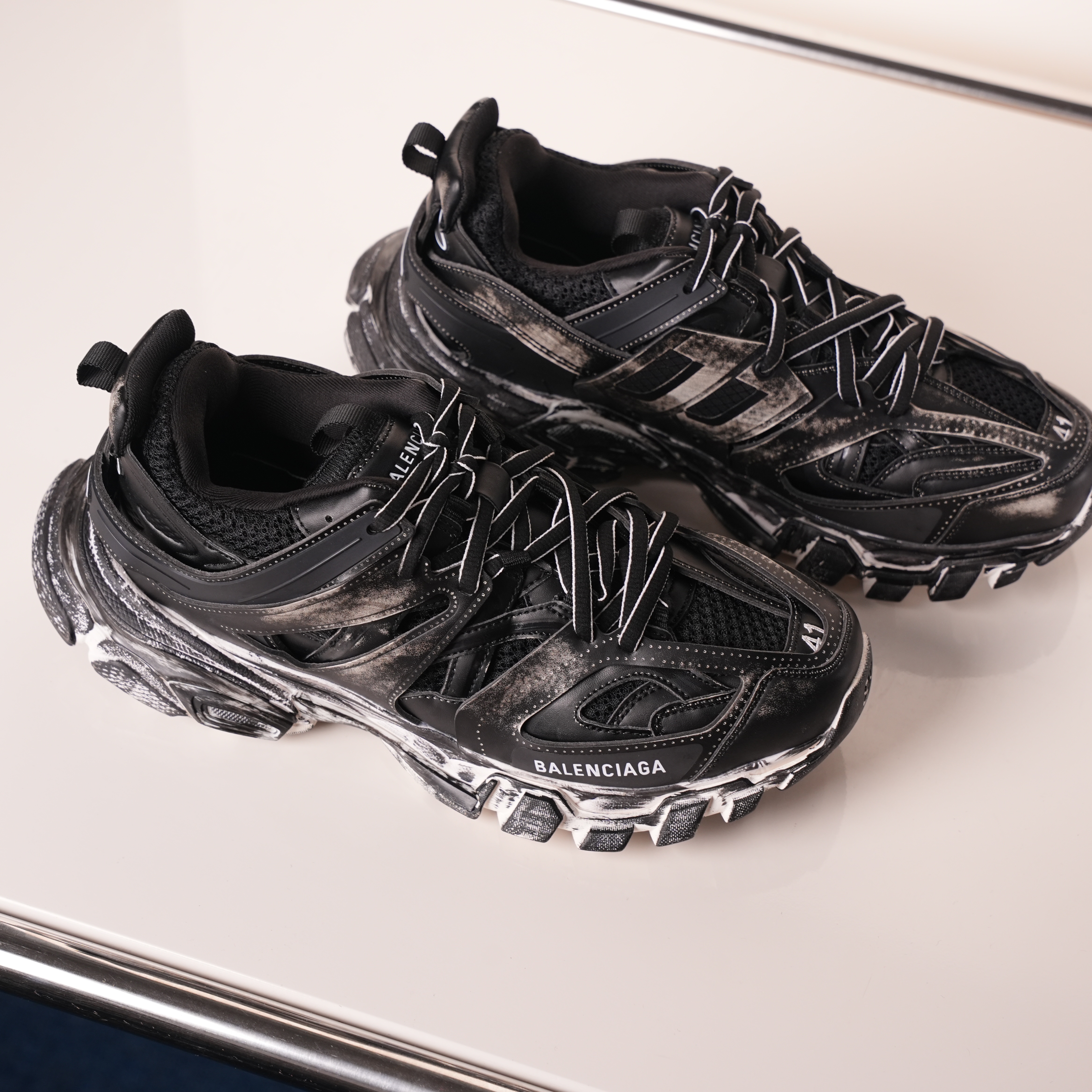 Balenciaga Track Faded Black
