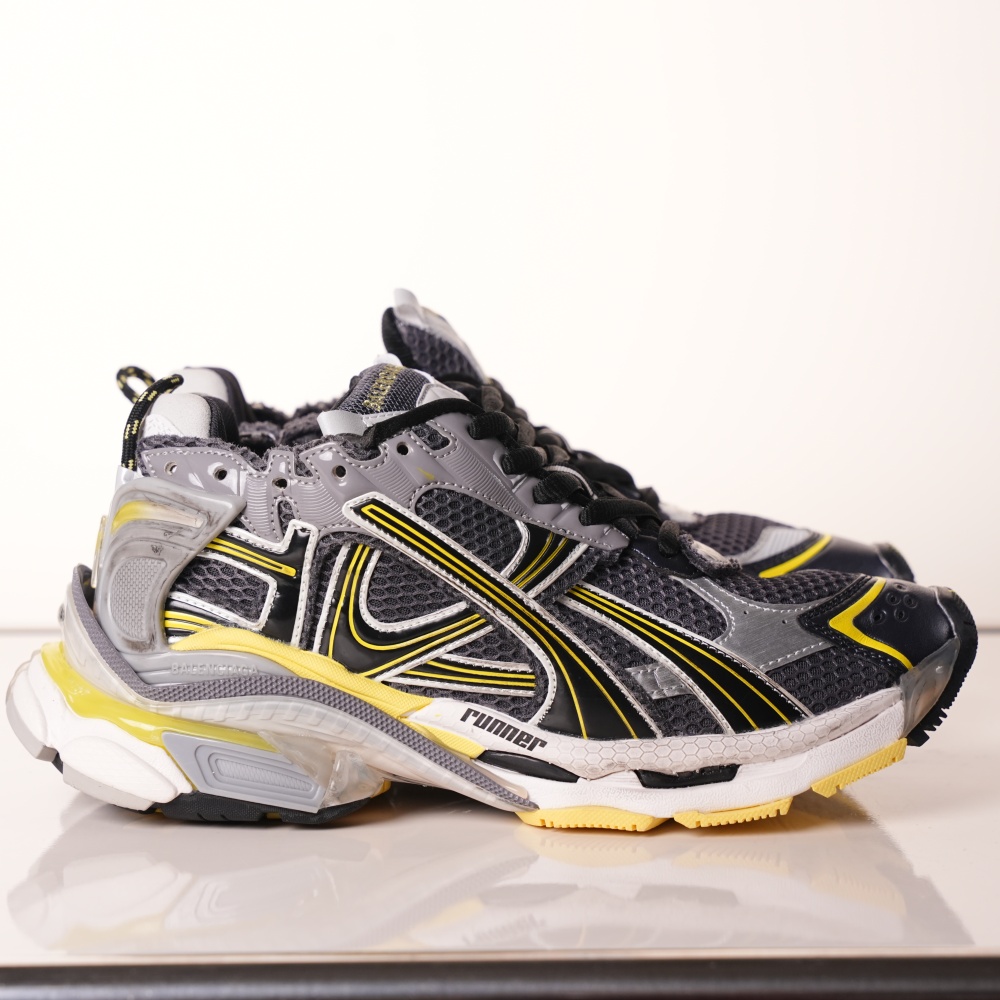 Balenciaga Runner Sneaker Grey Black Yellow