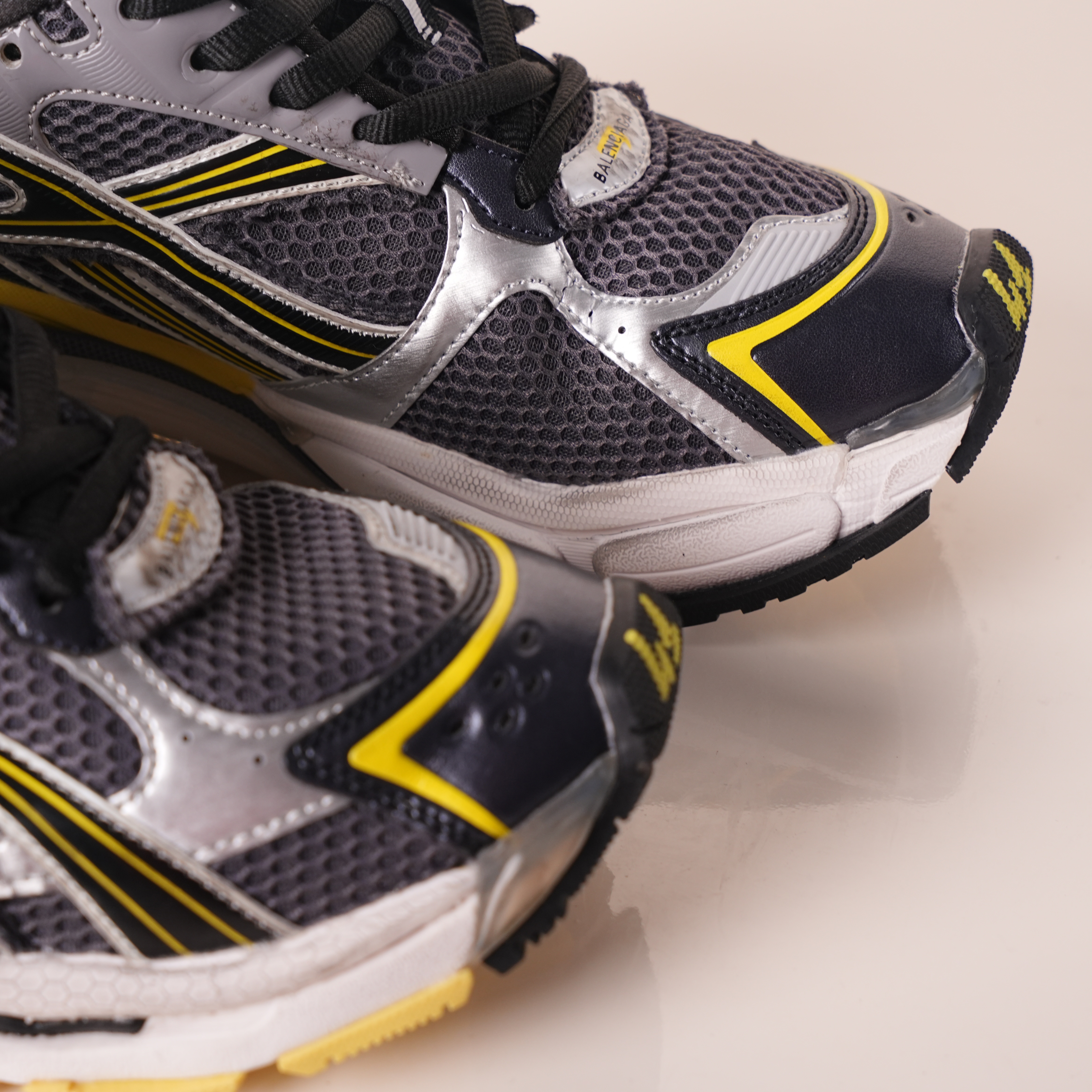 Balenciaga Runner Sneaker Grey Black Yellow
