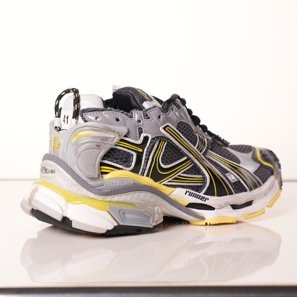 Balenciaga Runner Sneaker Grey Black Yellow