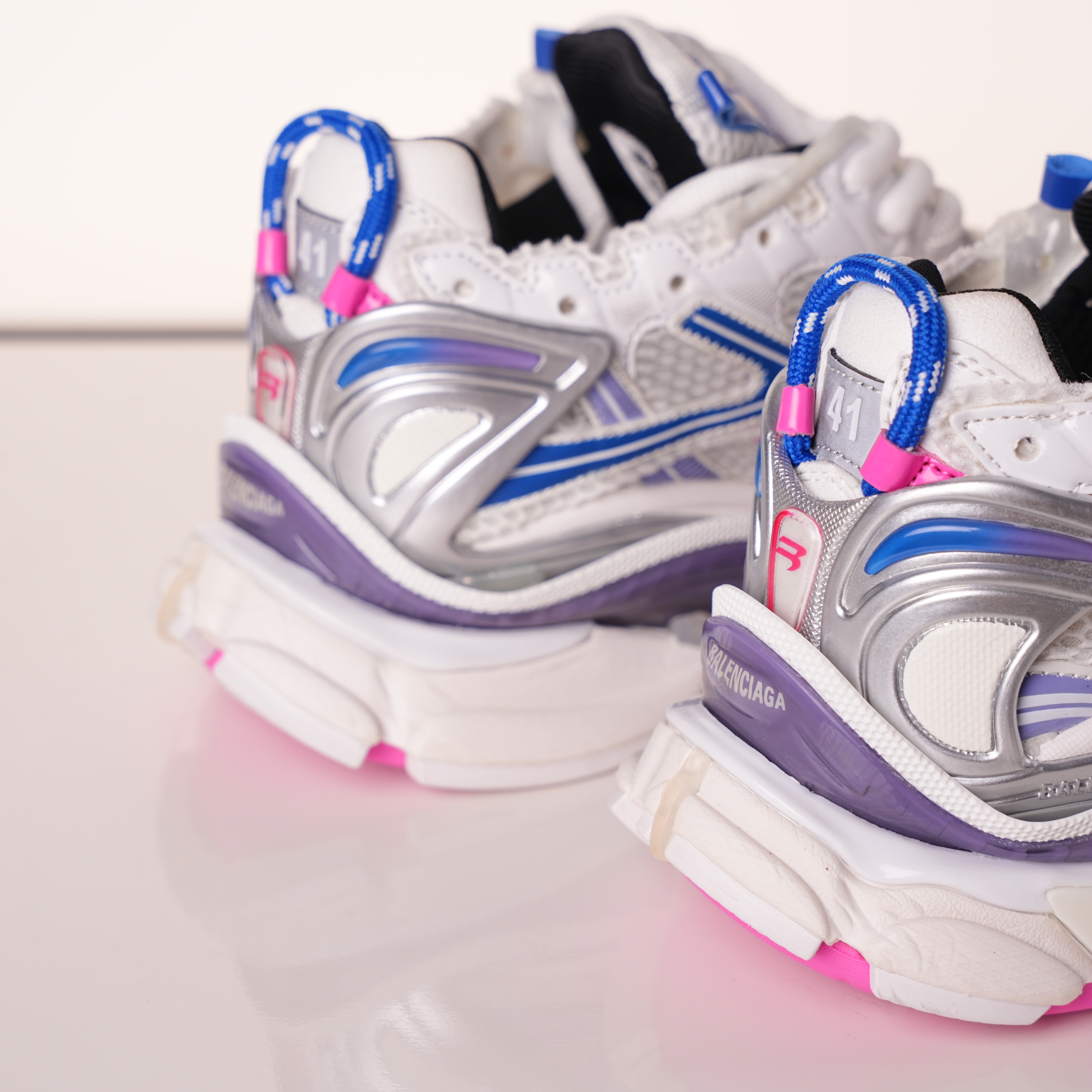 Balenciaga Runner Sneaker Purple Blue Powder