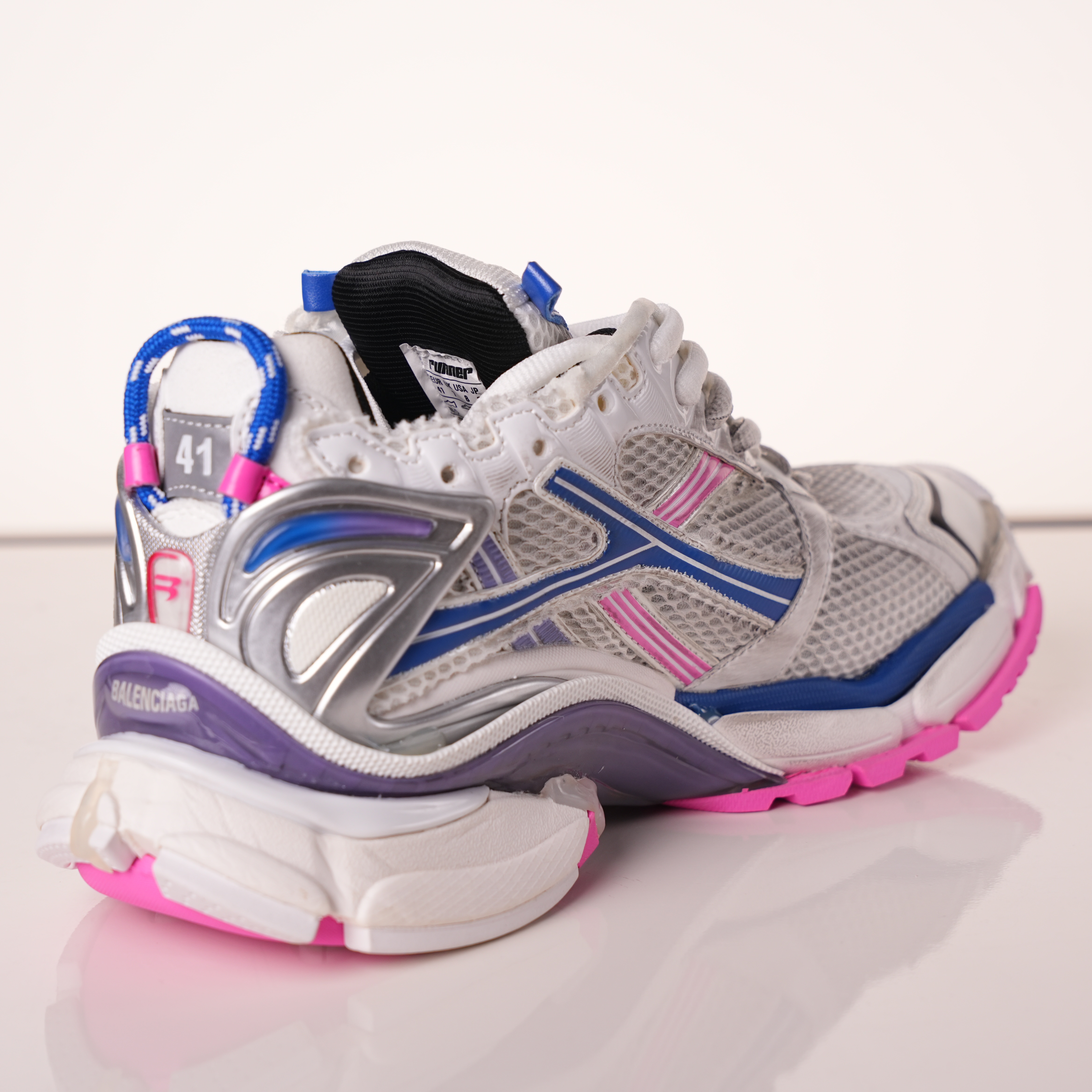 Balenciaga Runner Sneaker Purple Blue Powder