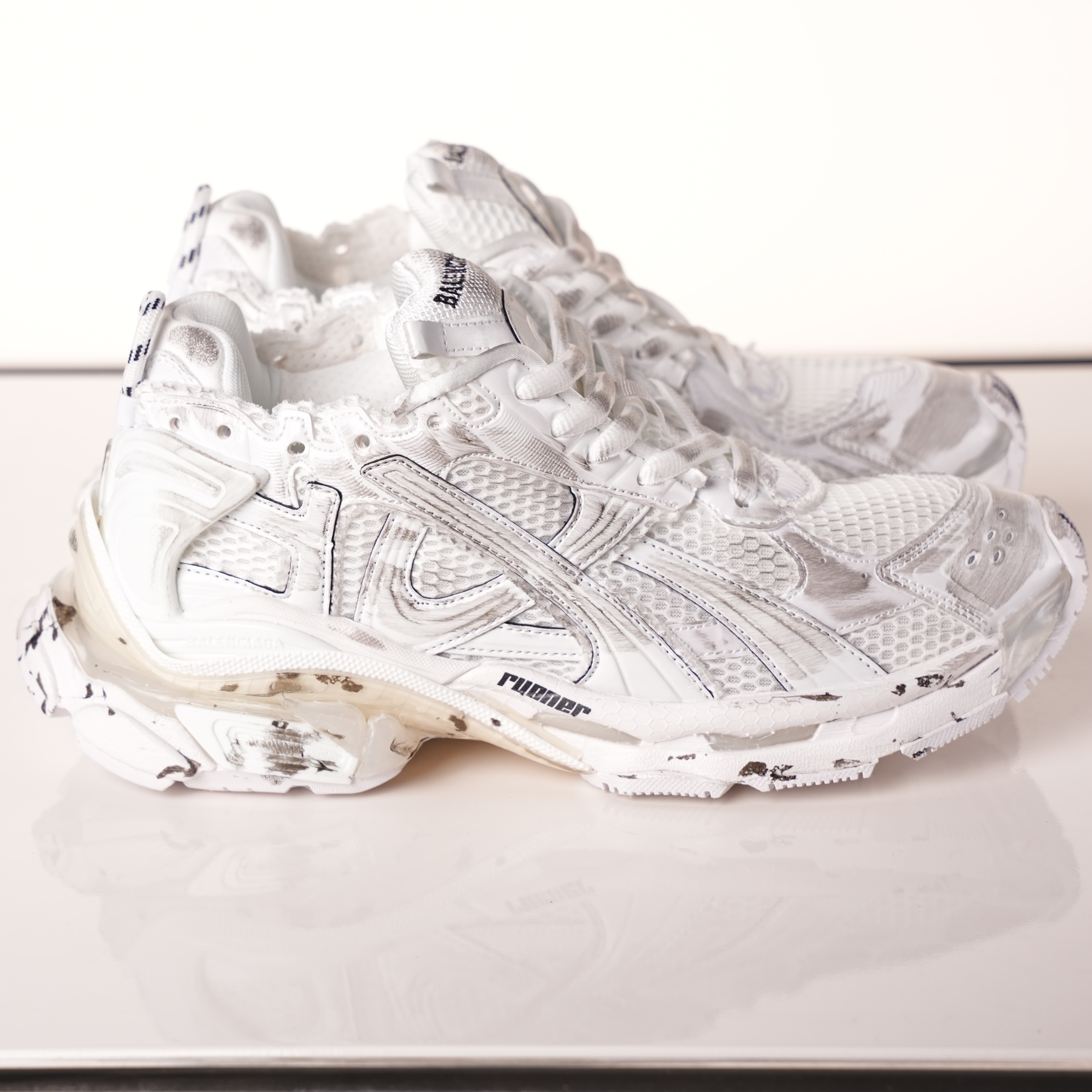 Balenciaga Runner Sneaker White Graffiti