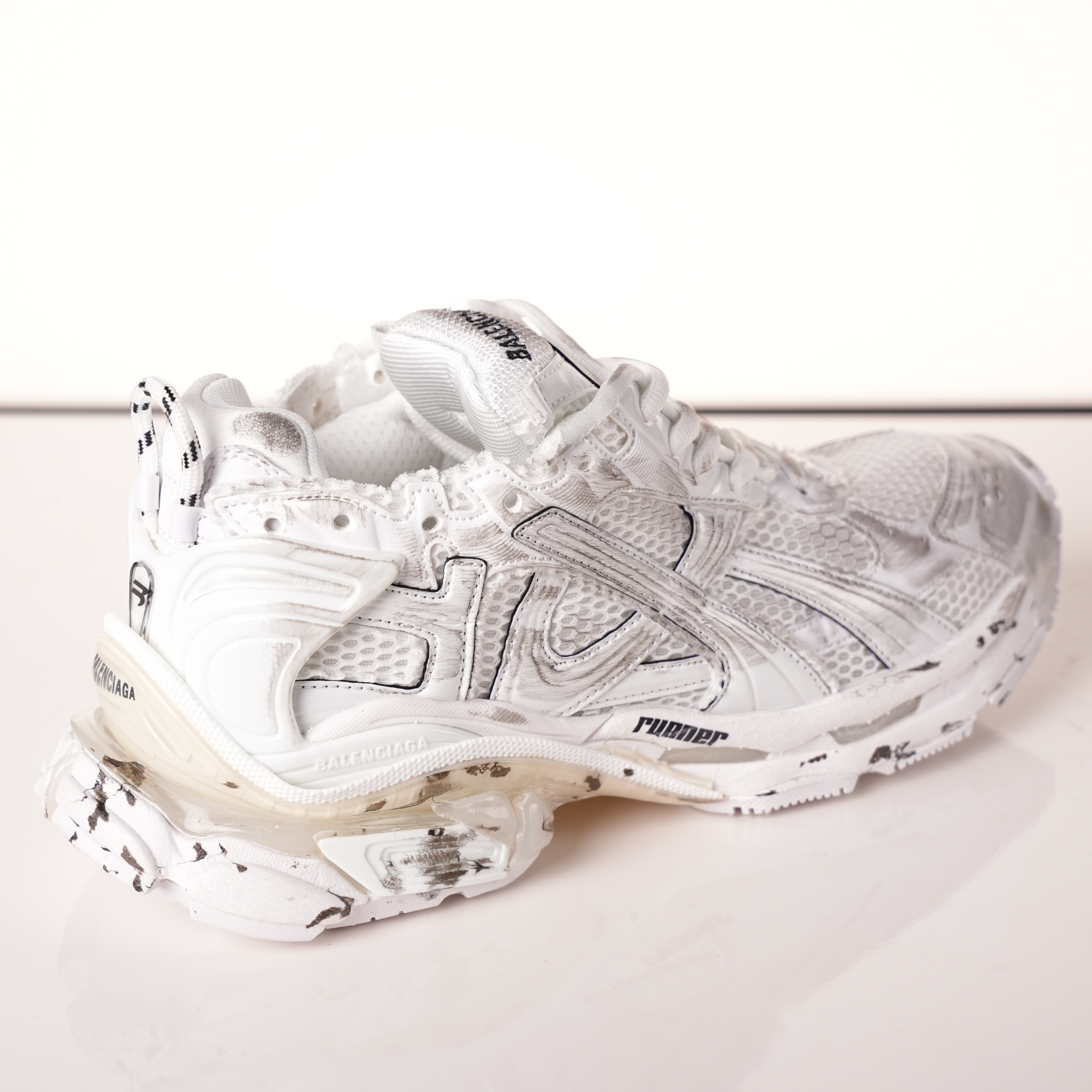 Balenciaga Runner Sneaker White Graffiti