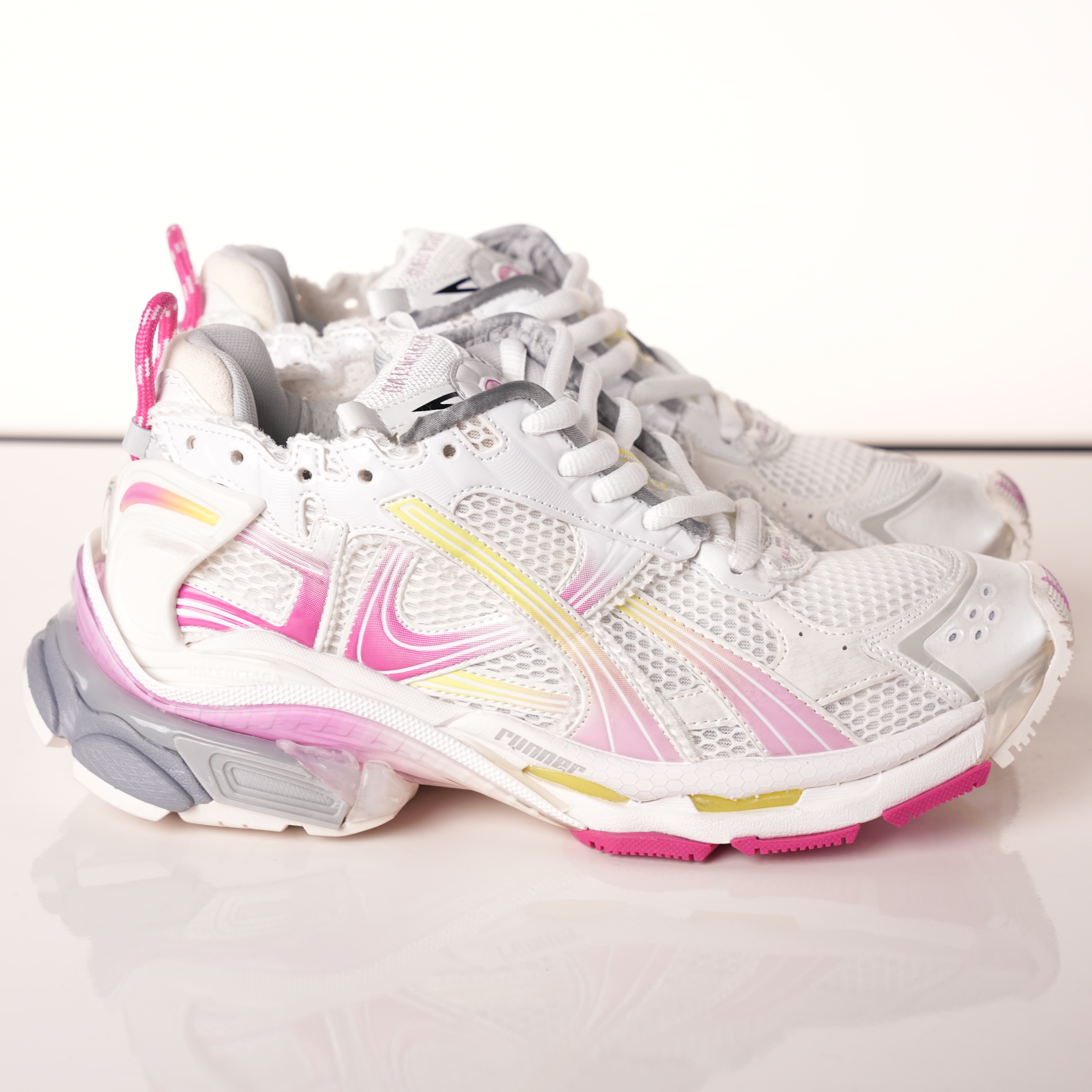 Balenciaga Runner Sneaker Gradient Yellow Powder