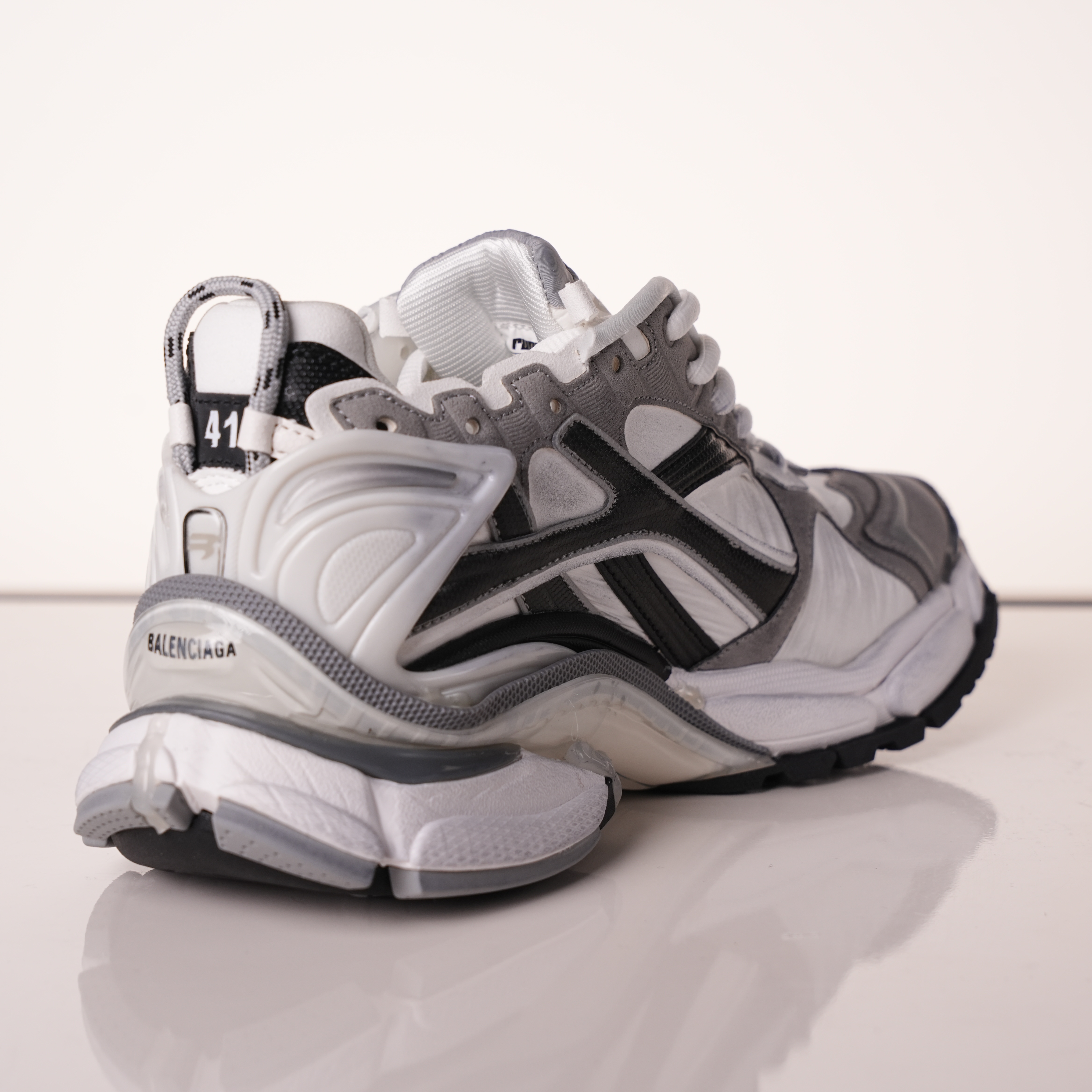Balenciaga Runner Sneaker Grey White Black