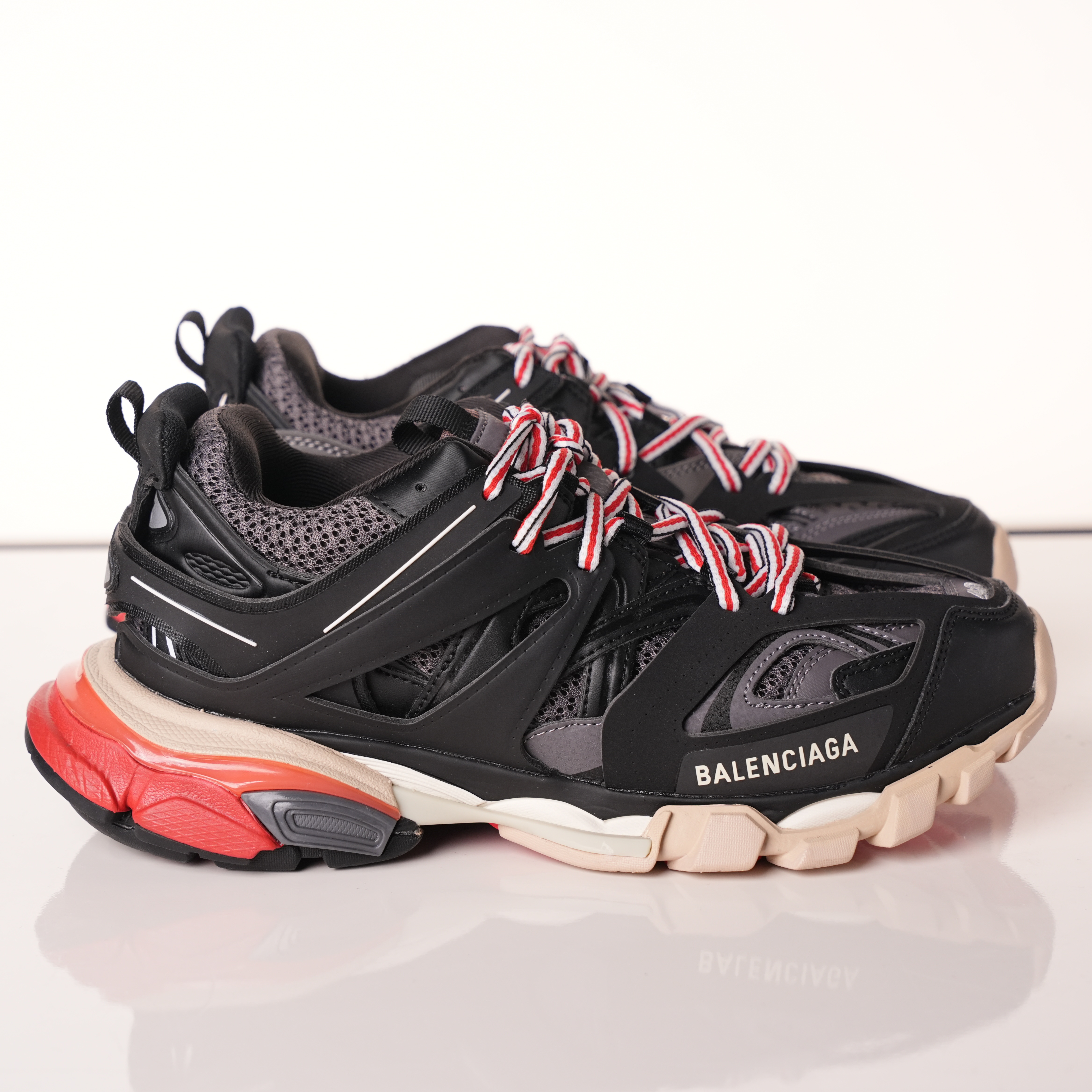 Balenciaga Track Black Red