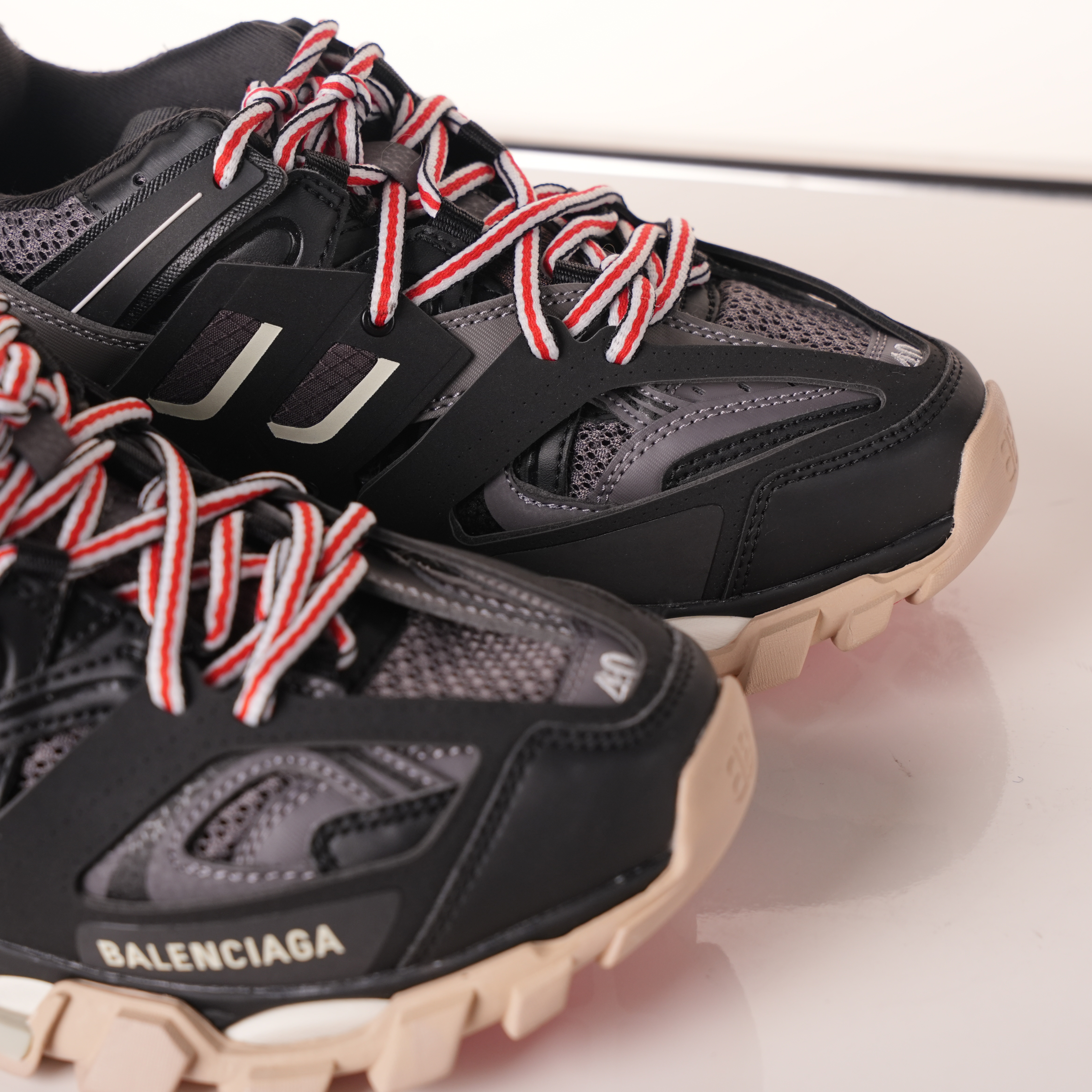 Balenciaga Track Black Red