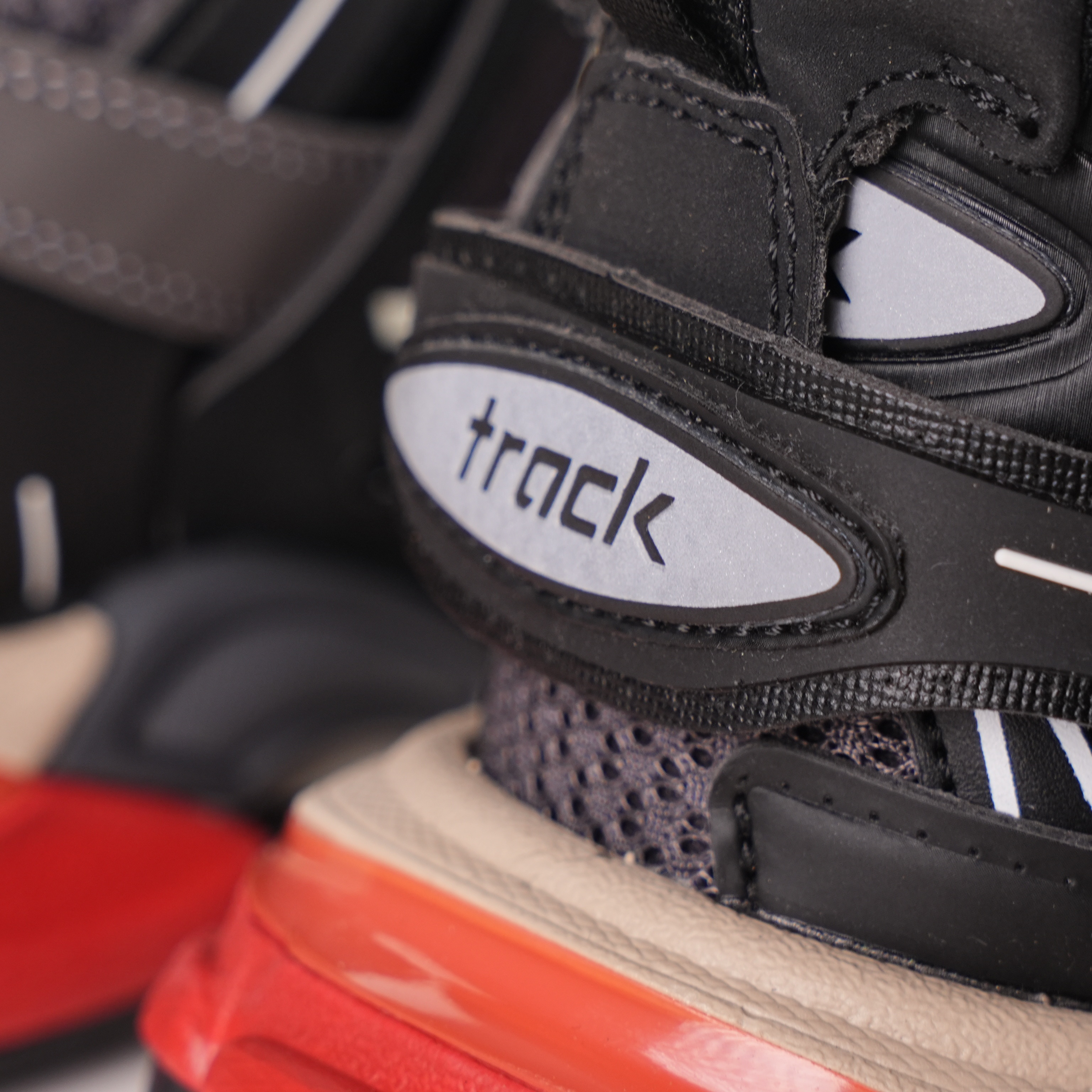 Balenciaga Track Black Red