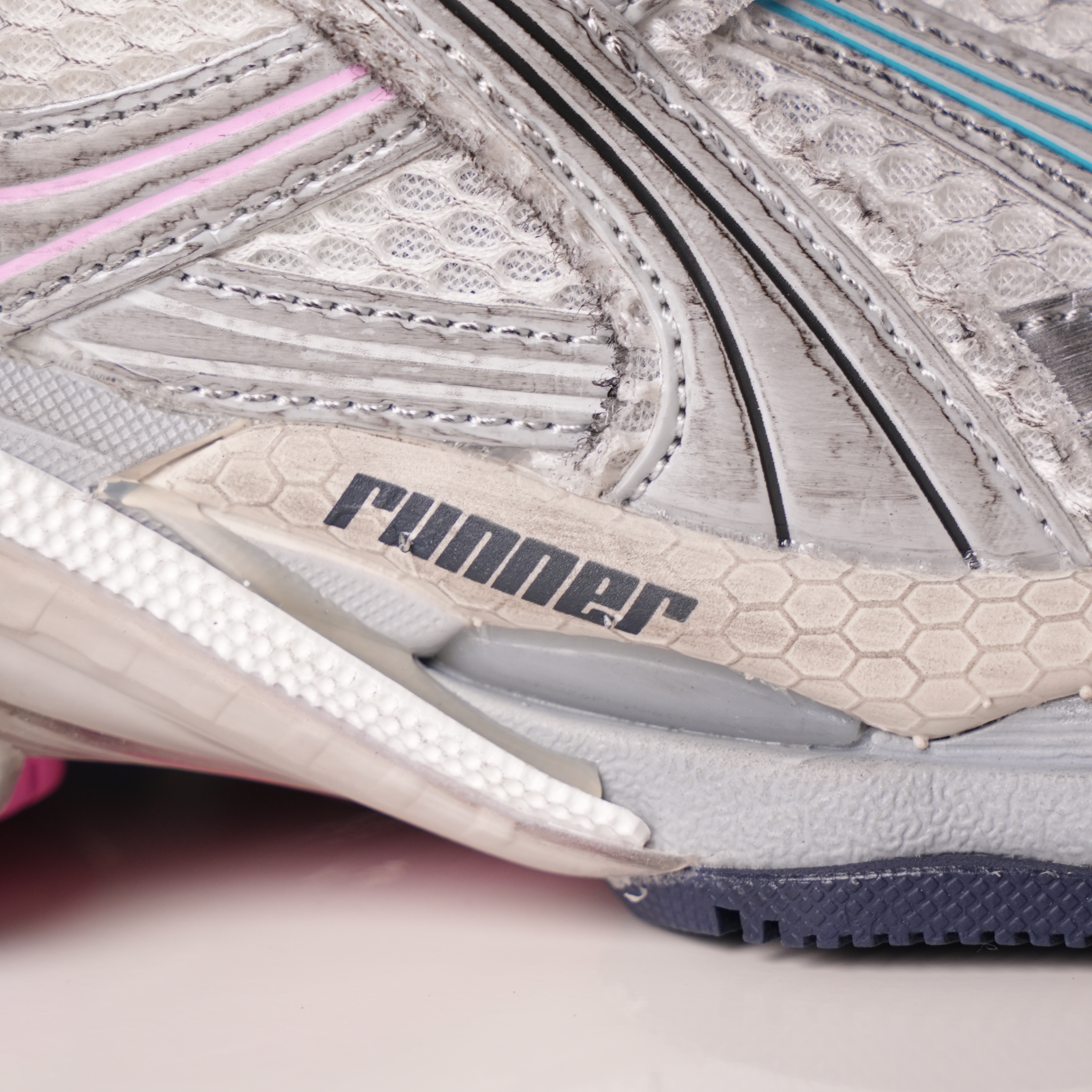 Balenciaga Runner Grey pink blue