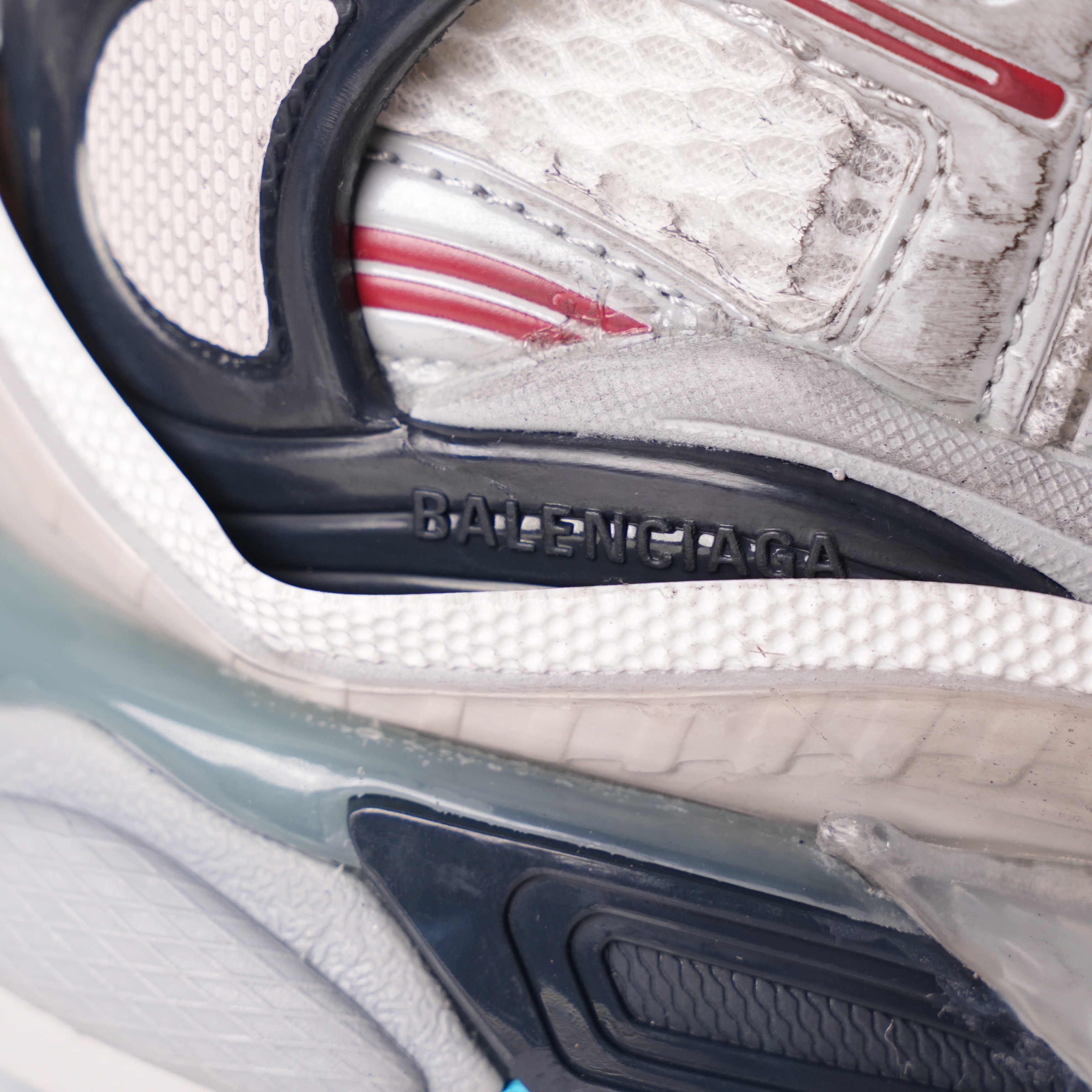 Balenciaga Runner Grey pink blue