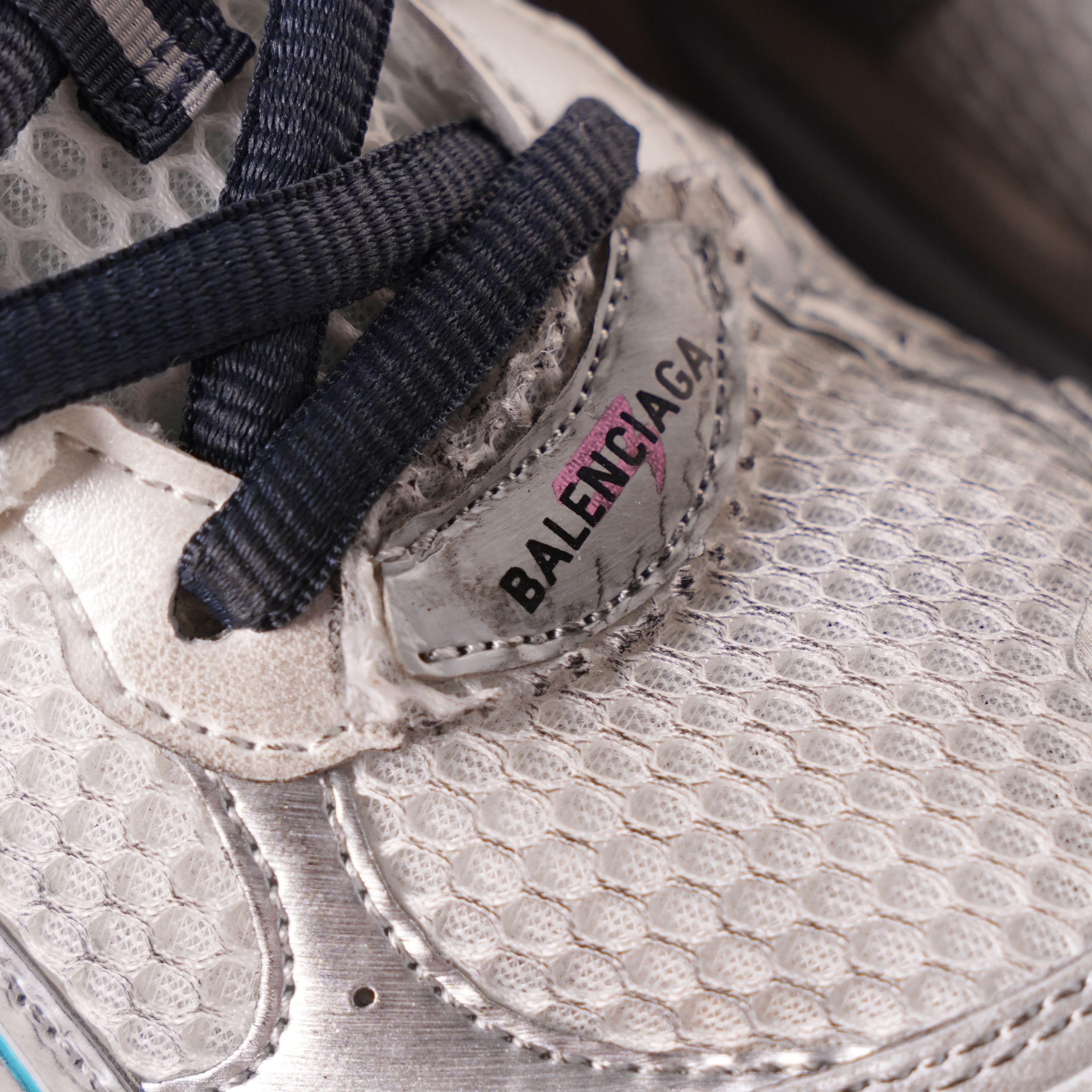 Balenciaga Runner Grey pink blue