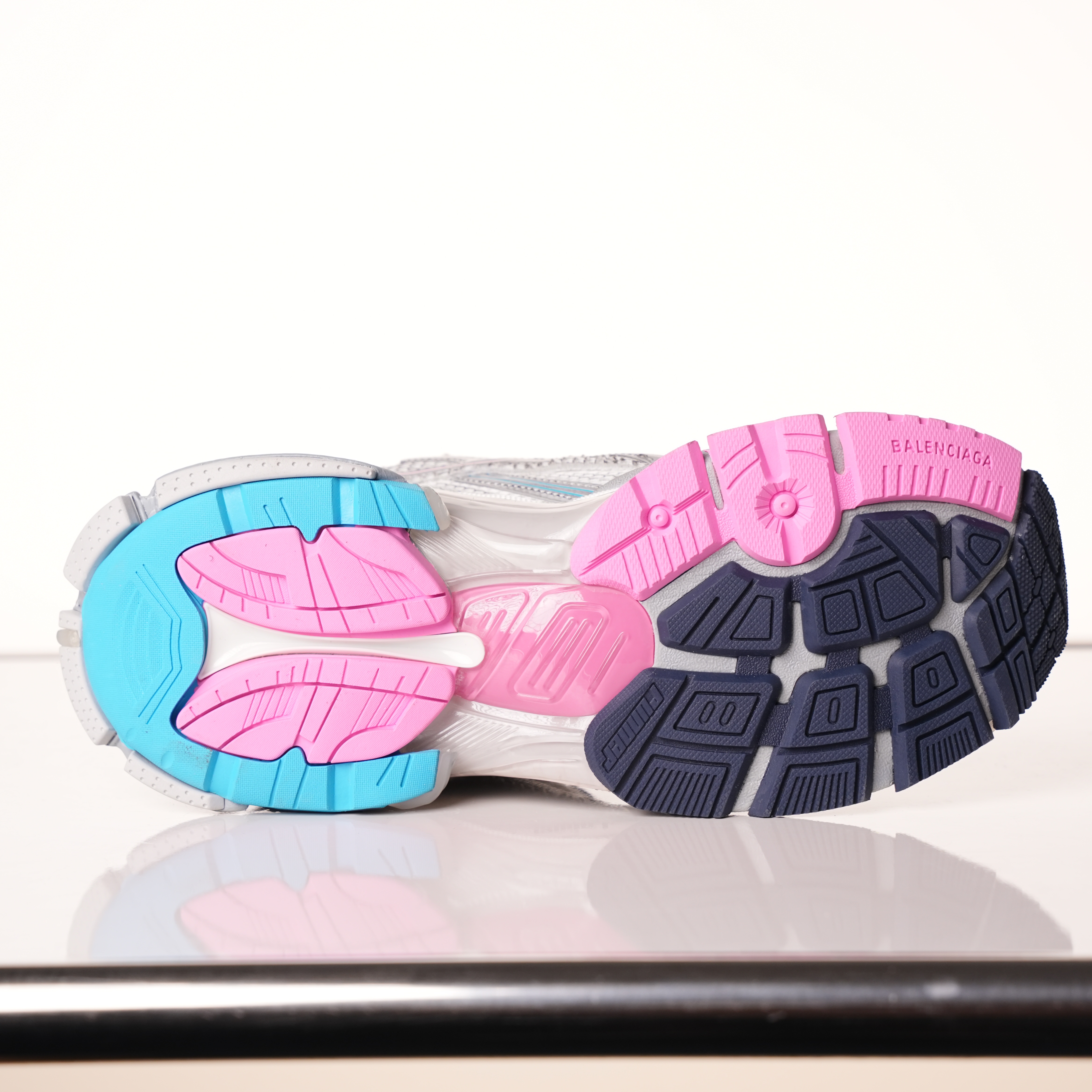 Balenciaga Runner Grey pink blue
