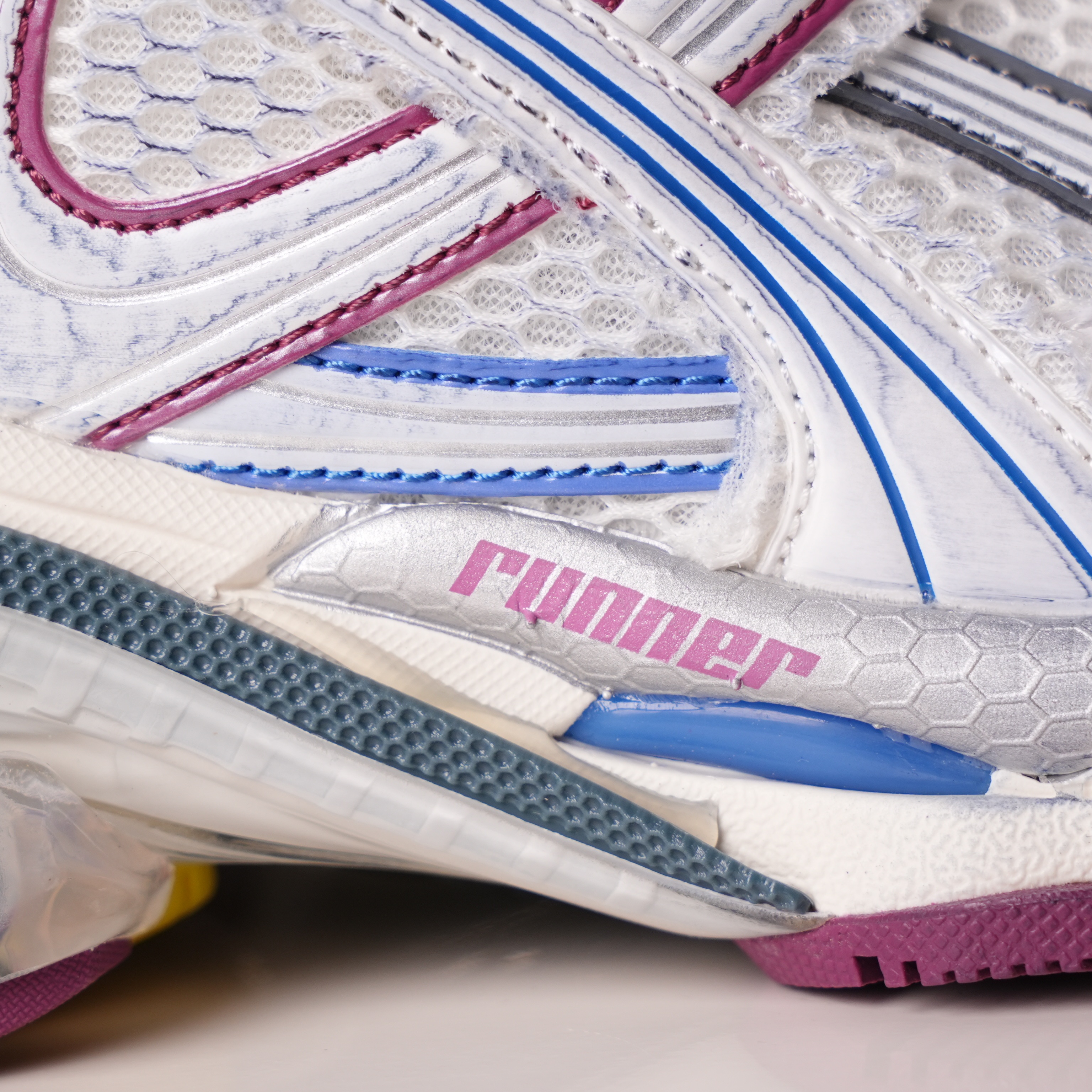 Balenciaga Runner Sneaker 'White Purple Blue'