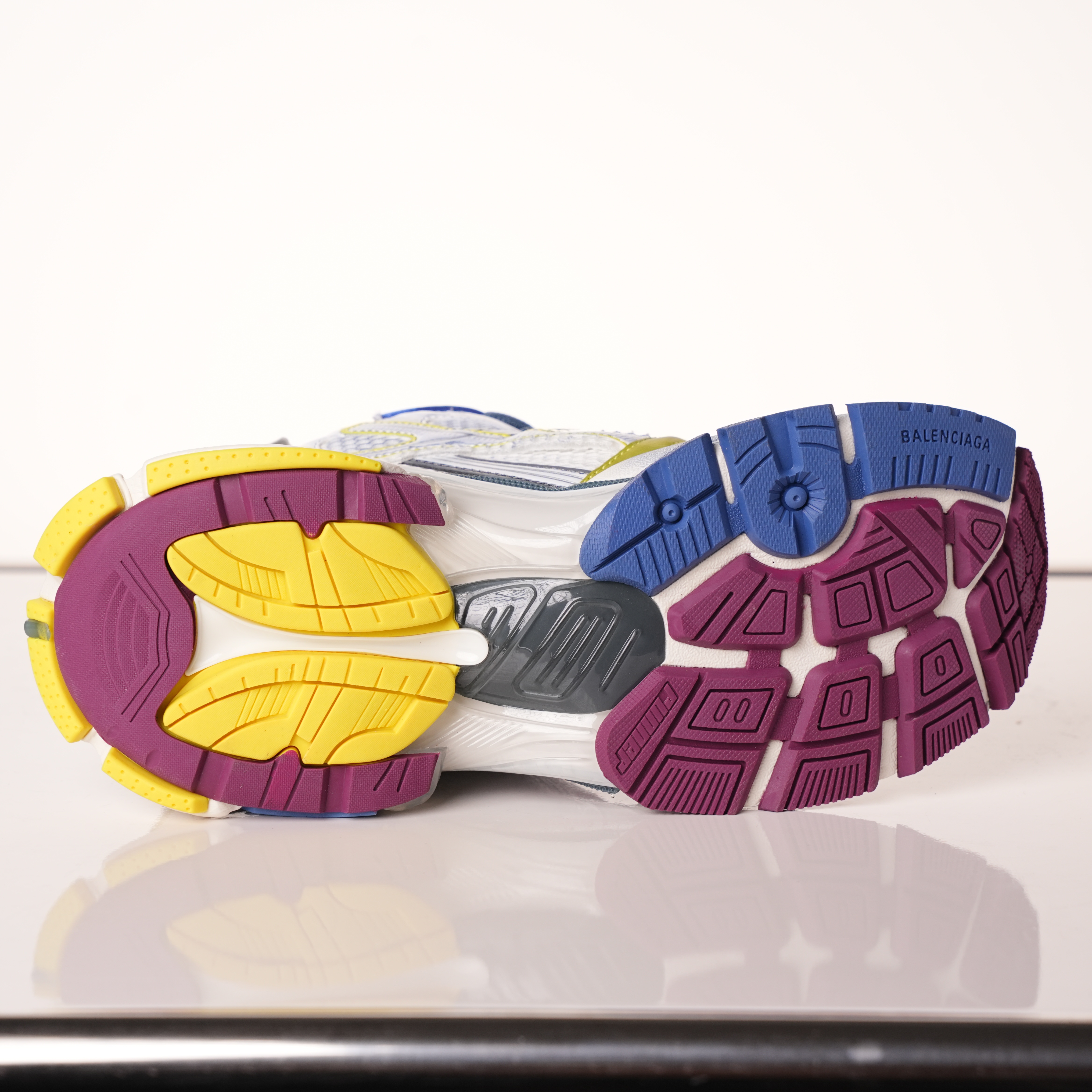 Balenciaga Runner Sneaker 'White Purple Blue'