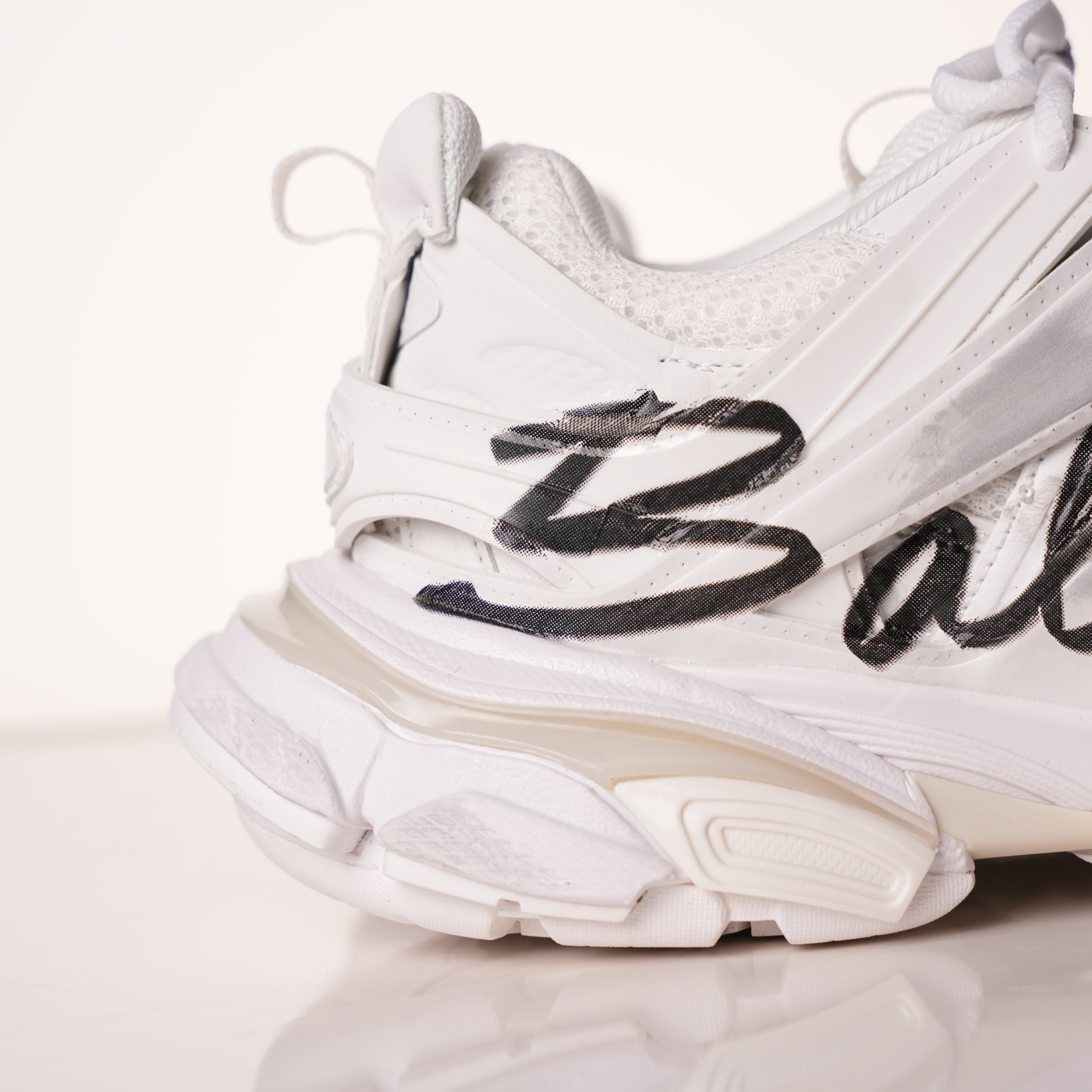 Balenciaga Track Graffiti White Black Sneakers | RichWang Kicks