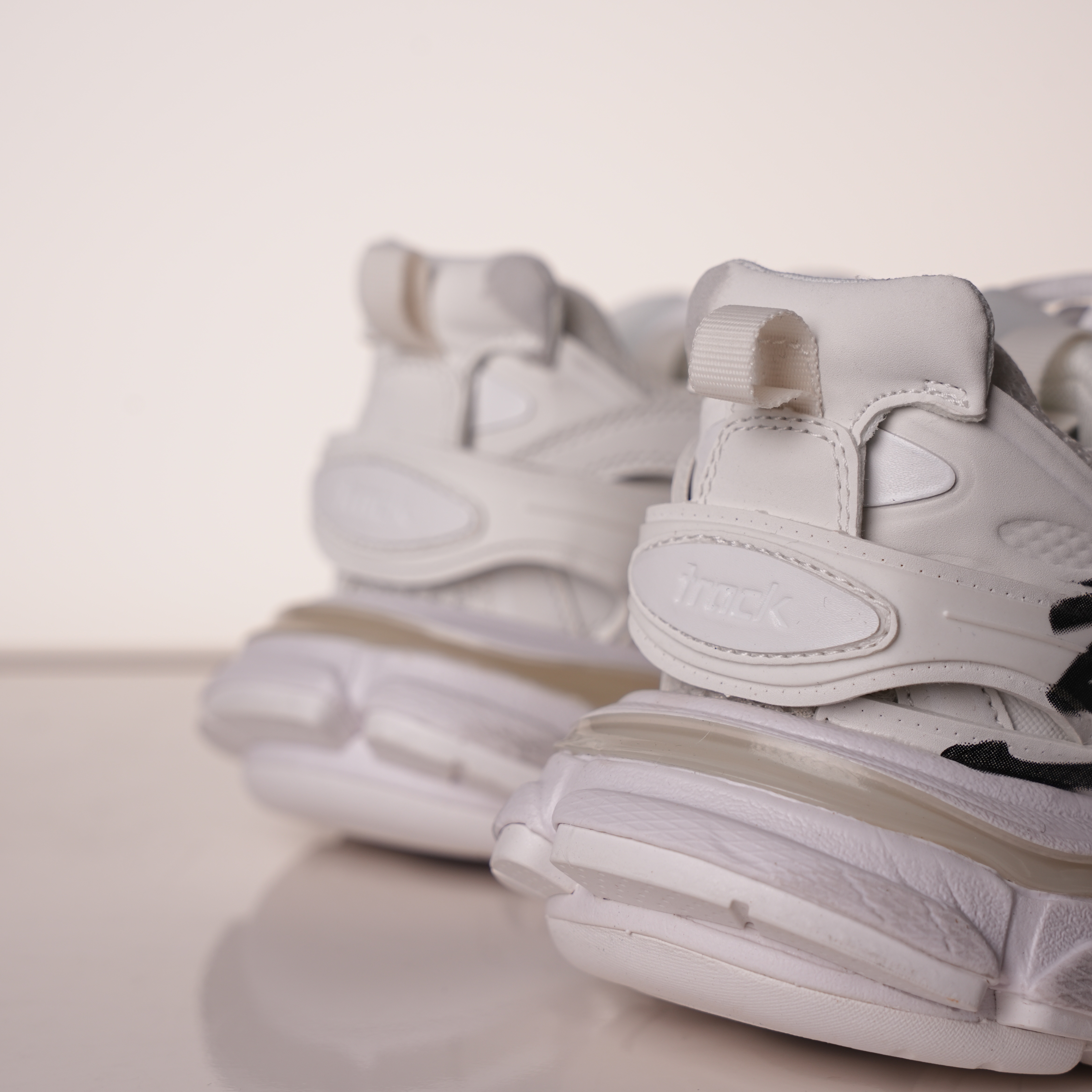 Balenciaga Track Graffiti White Black