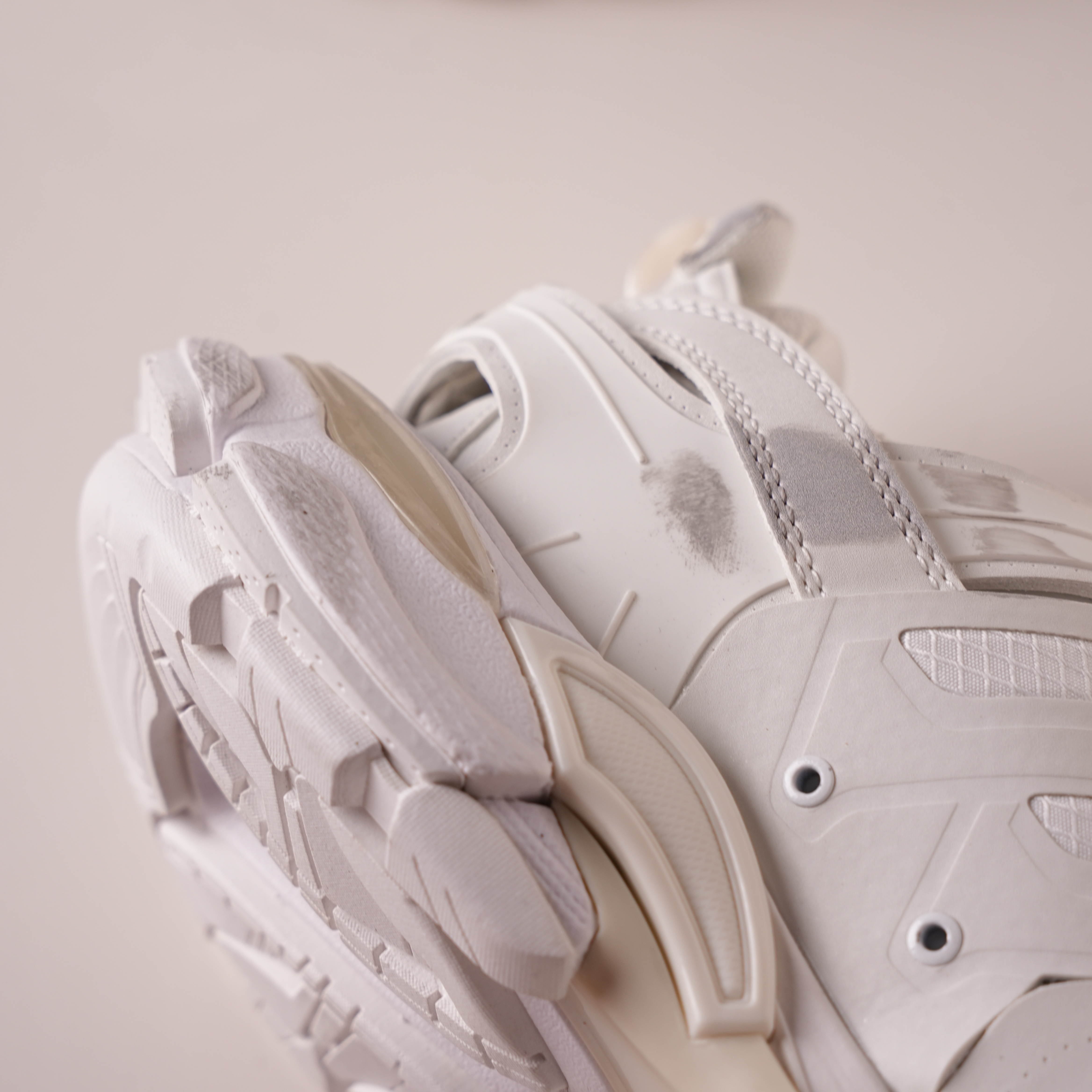 Balenciaga Track Graffiti White Black