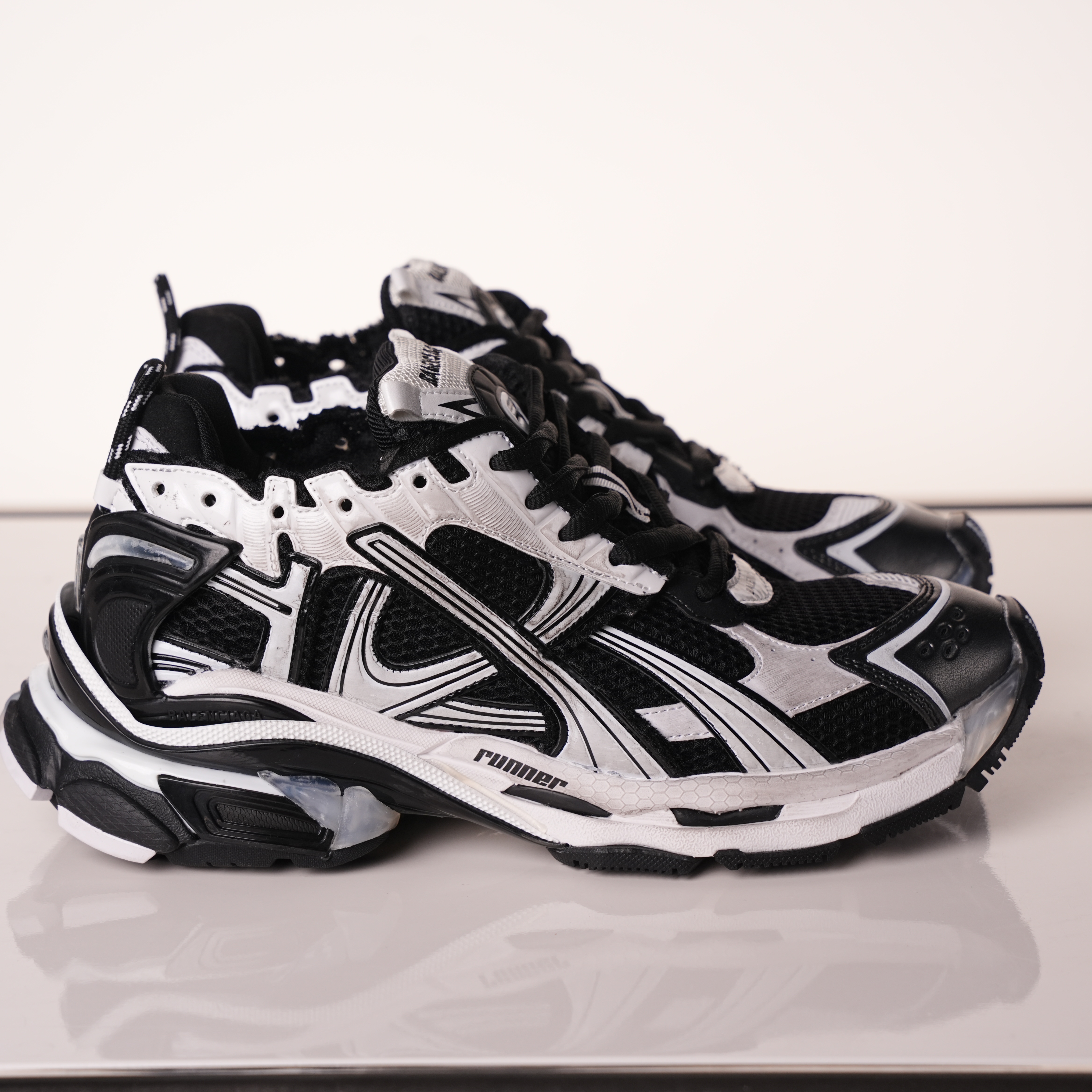 Balenciaga Runner Sneaker 'White Black'