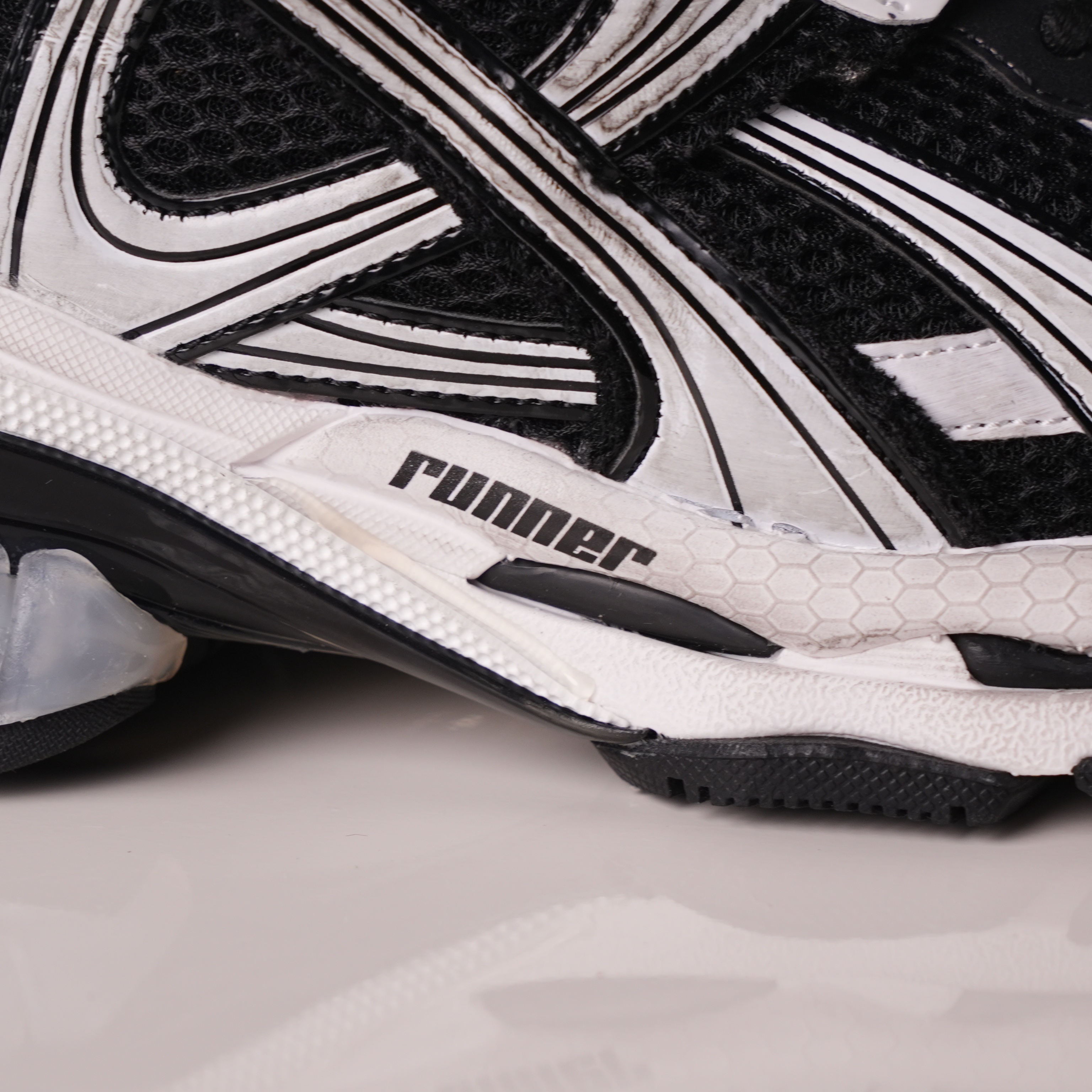 Balenciaga Runner Sneaker 'White Black'