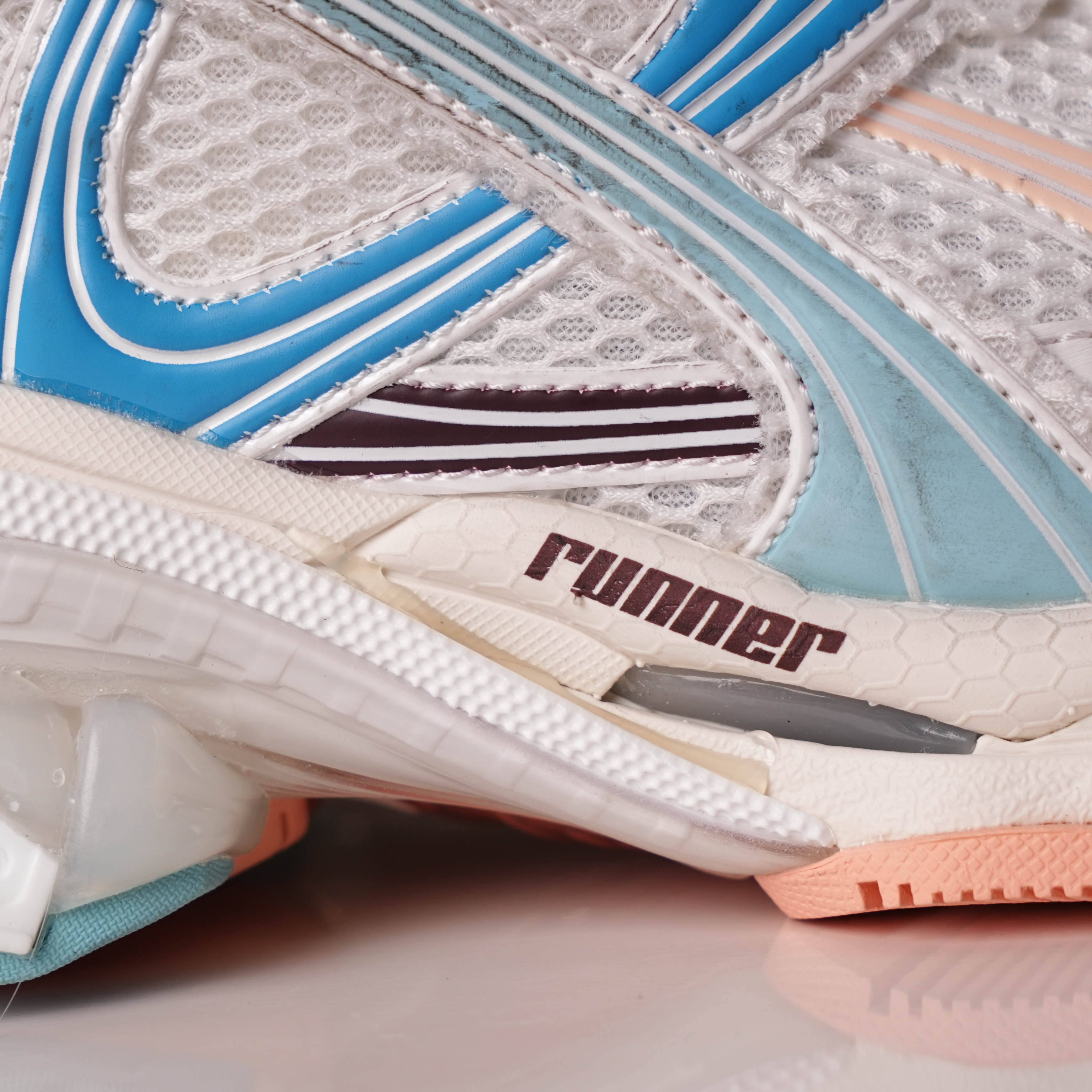 Balenciaga Runner White Yellow Blue