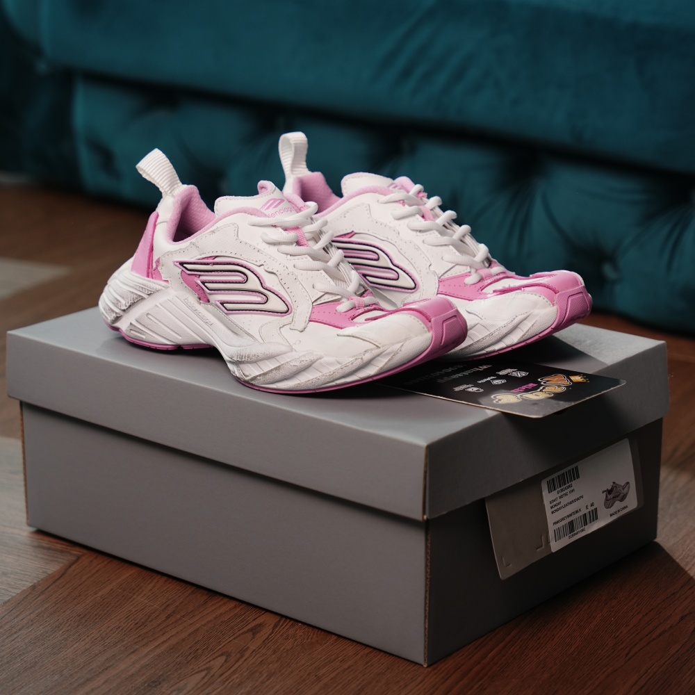 Balenciaga Monday shoe White Pink
