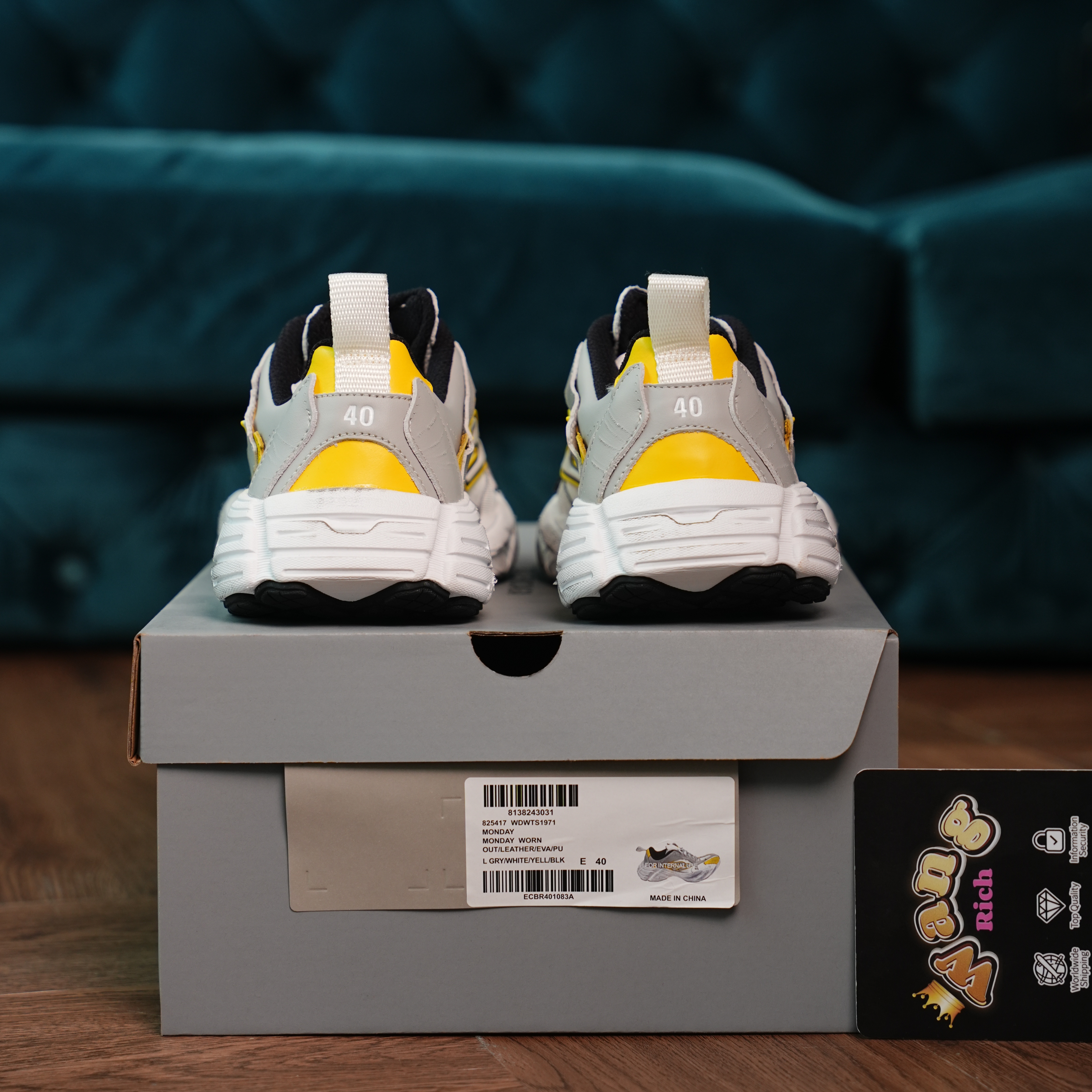 Balenciaga Monday shoe White Yellow