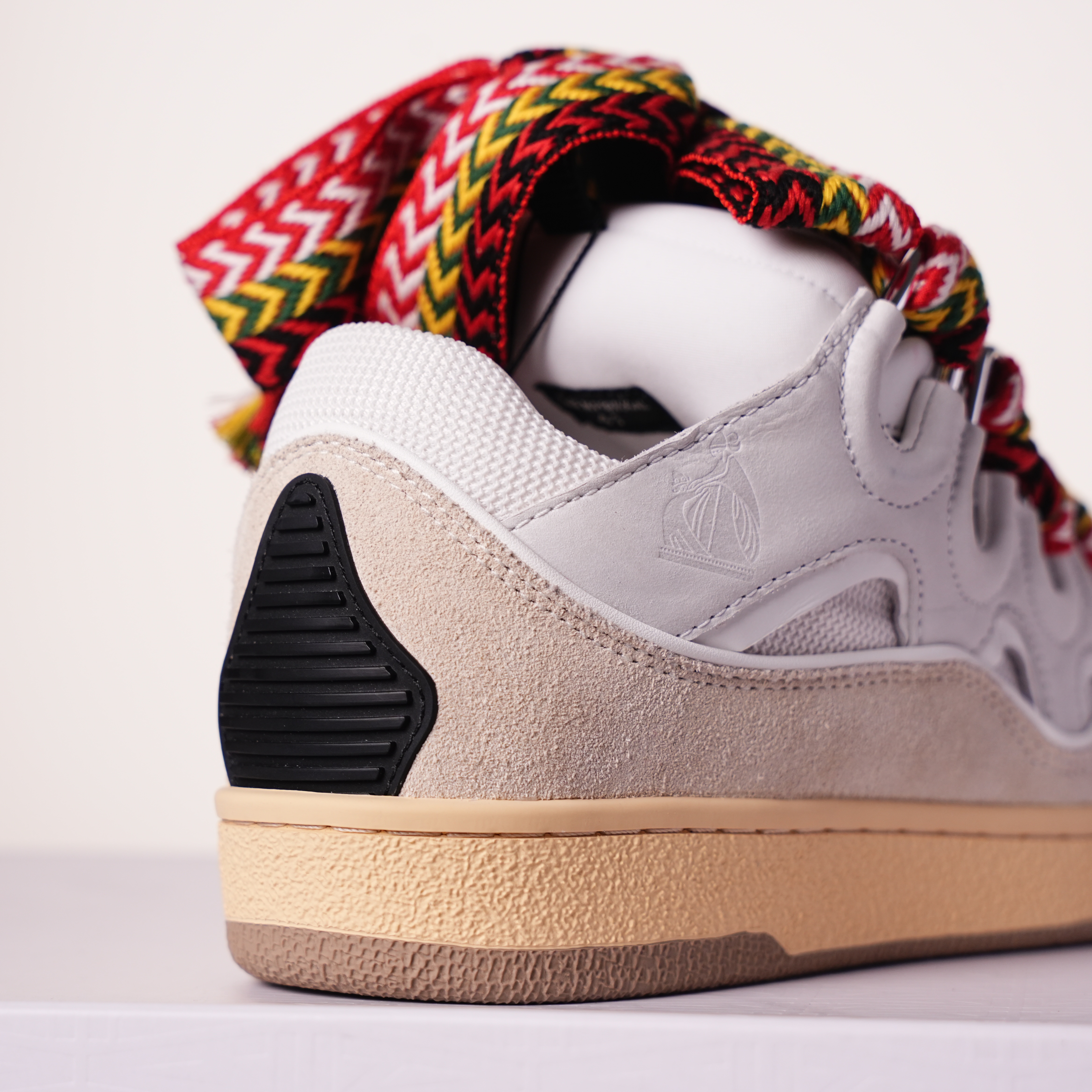 Lanvin Leather Curb White Iory