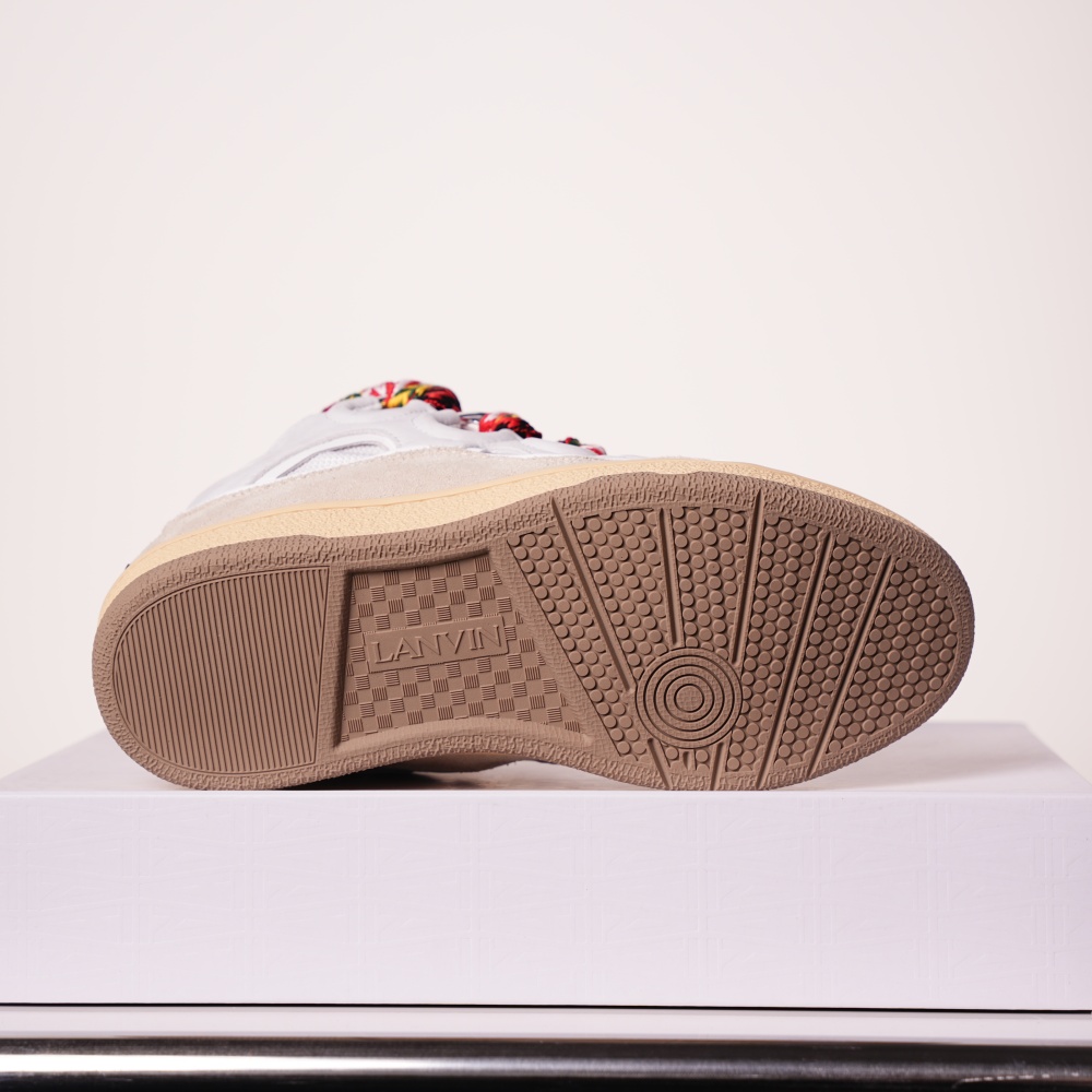 Lanvin Leather Curb White Iory