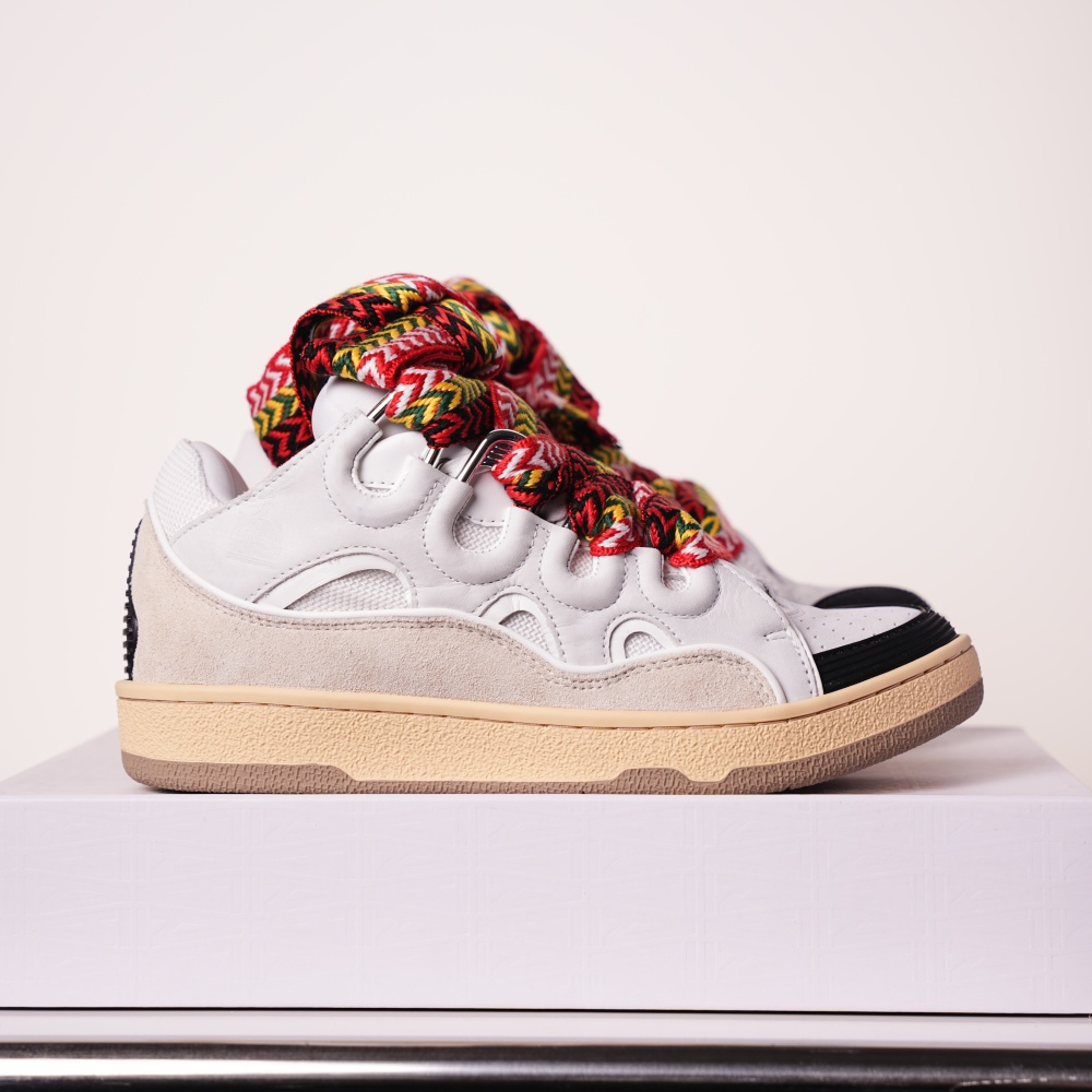 Lanvin Leather Curb White Iory