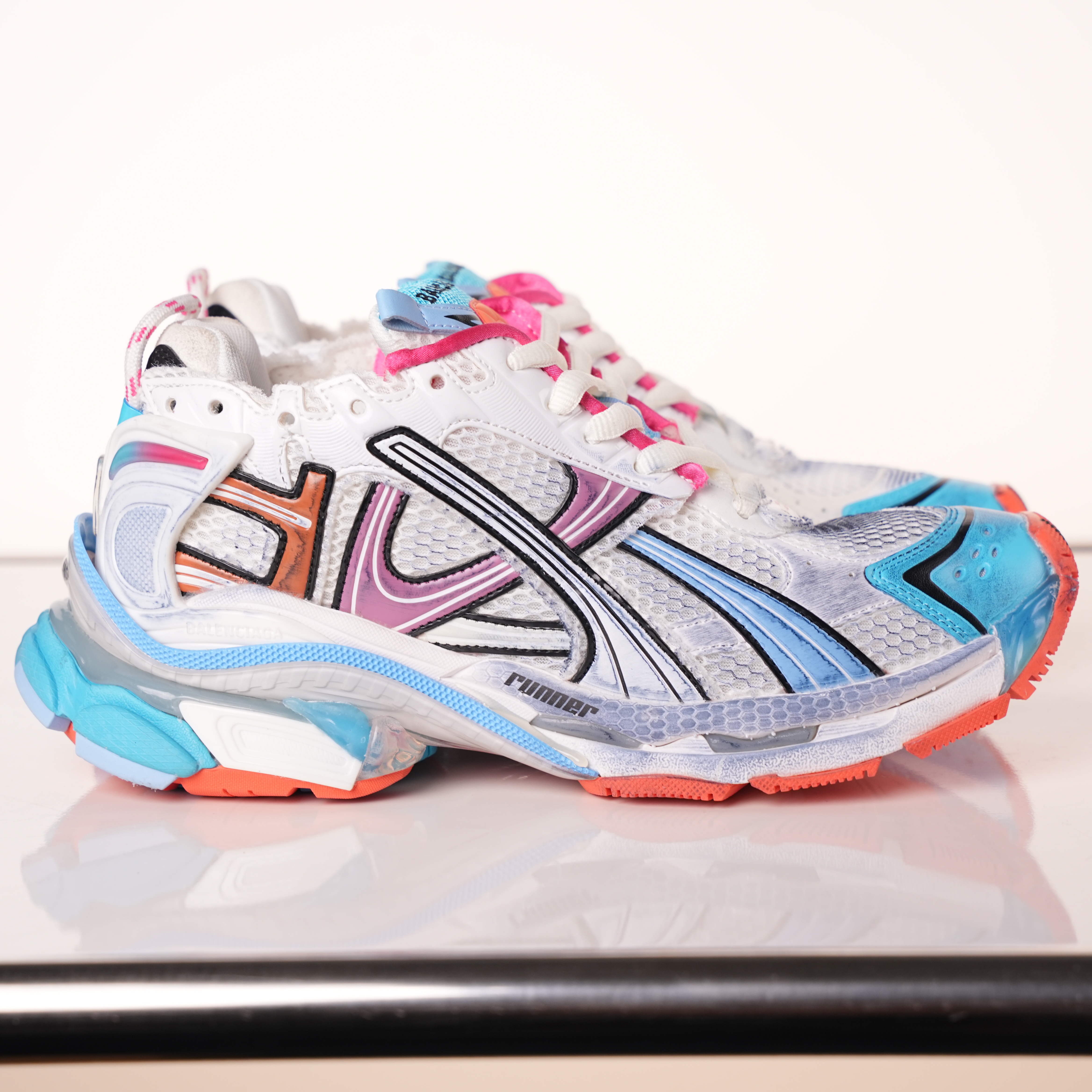Balenciaga Wmns Runner Sneaker 'Grey Multi-Color'