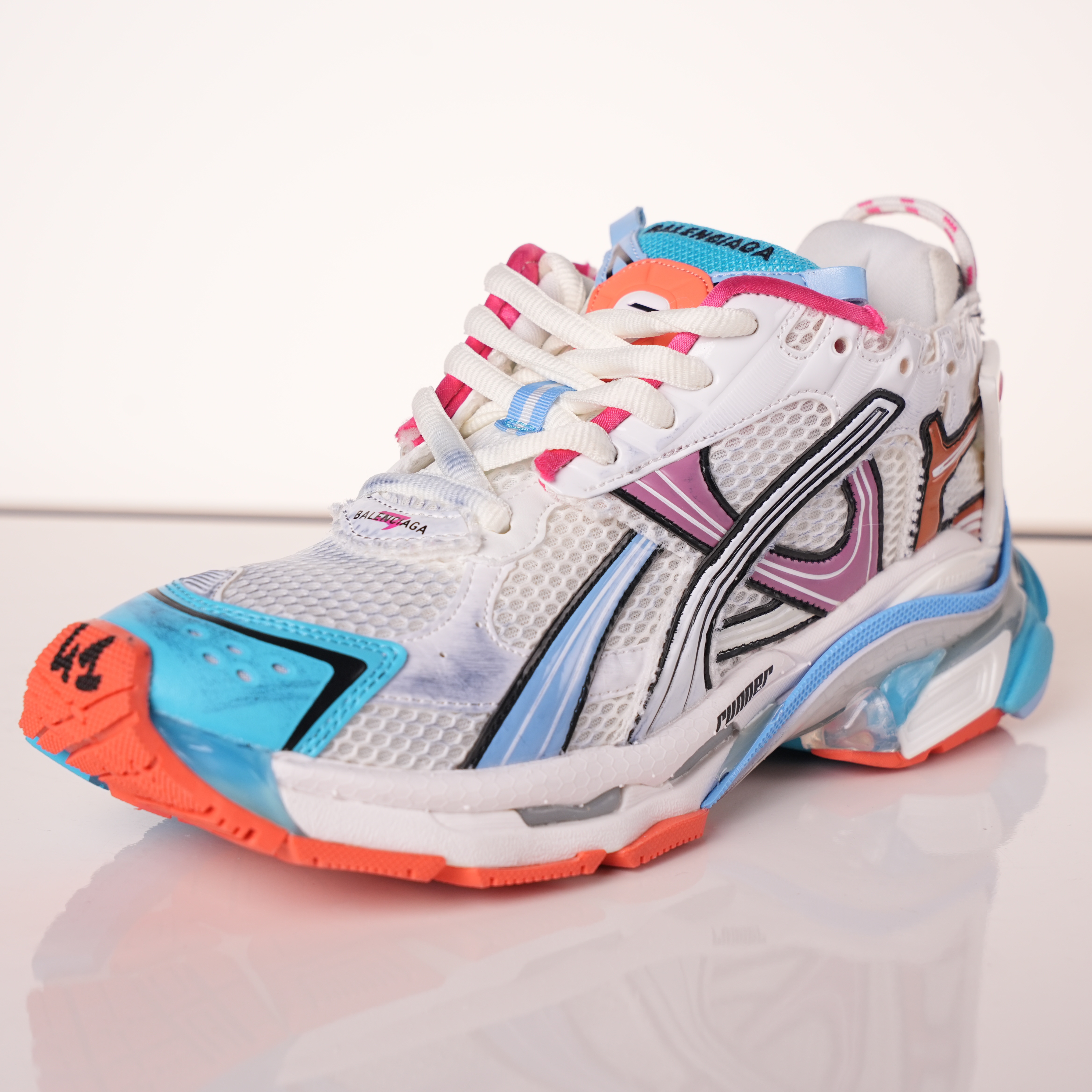 Balenciaga Wmns Runner Sneaker 'Grey Multi-Color'