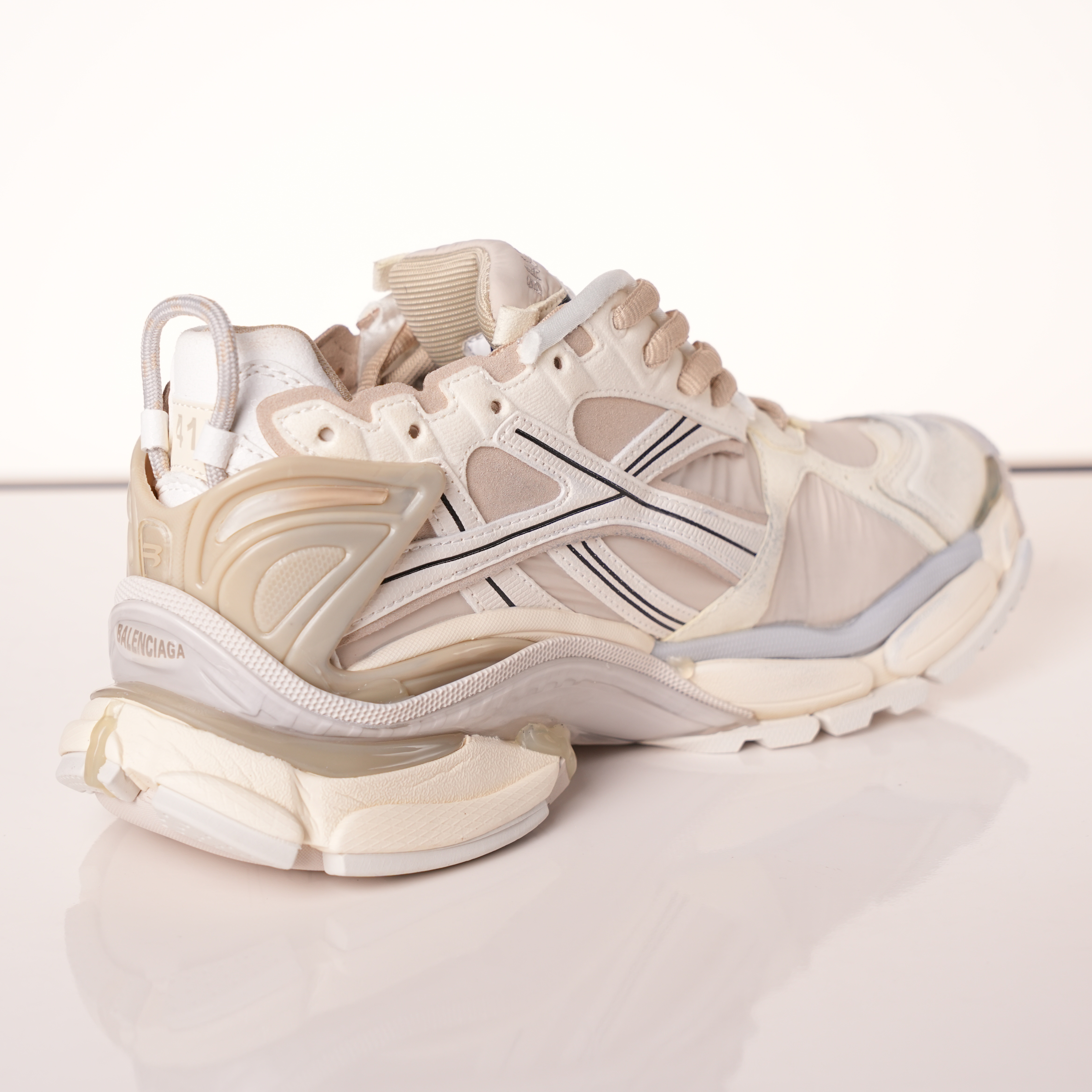Balenciaga Runner Sneaker Beige Mix