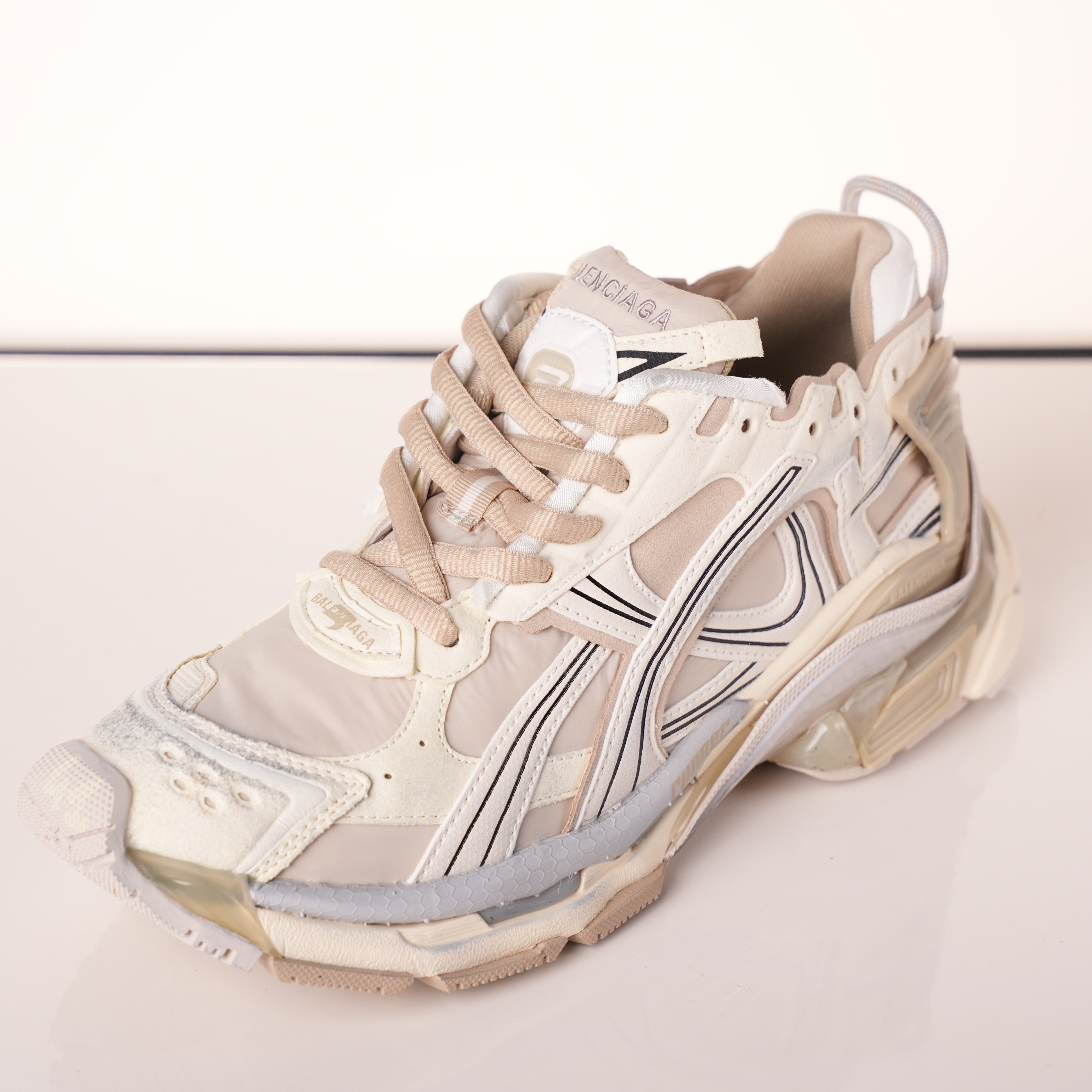 Balenciaga Runner Sneaker Beige Mix