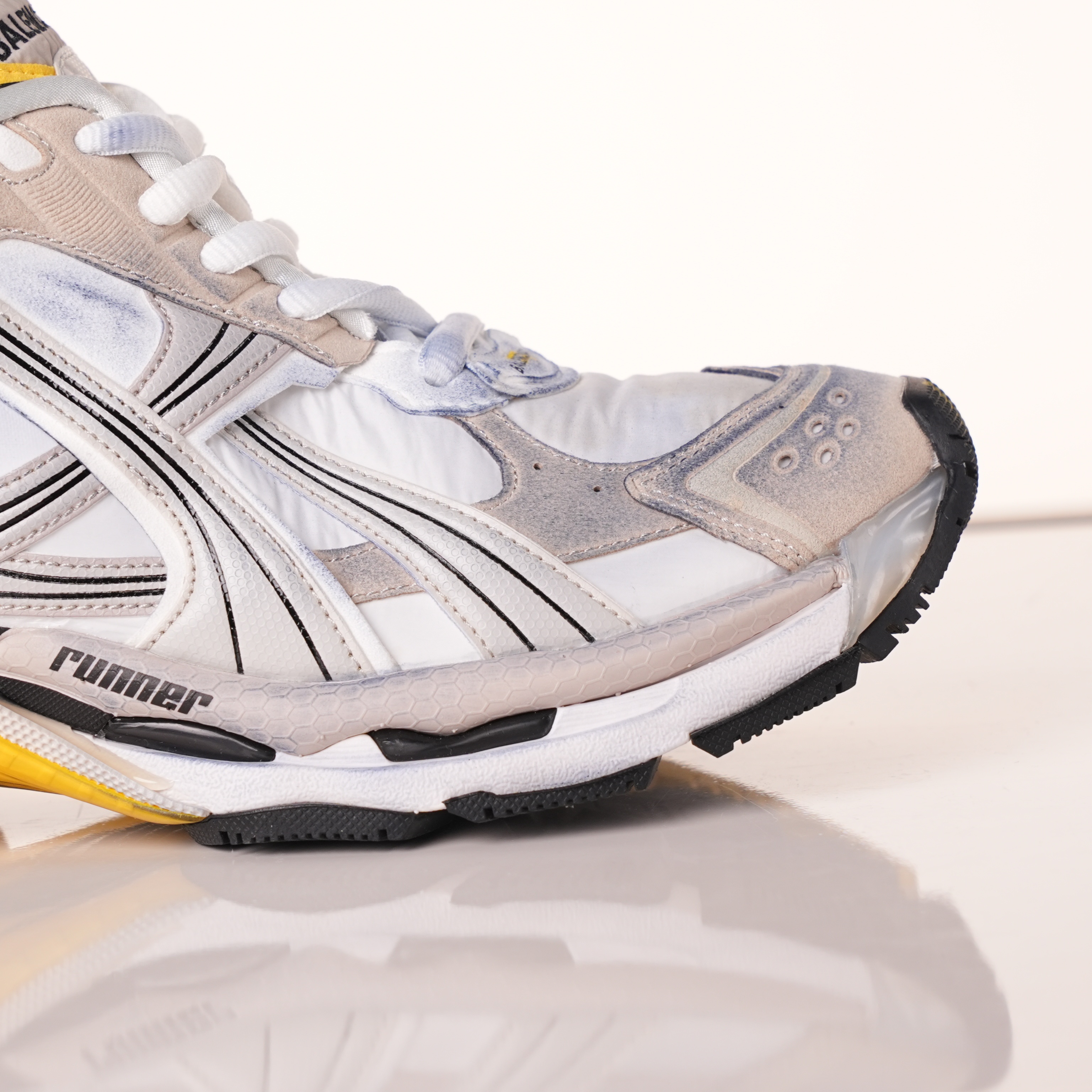 Balenciaga Runner Sneaker 'White Yellow'