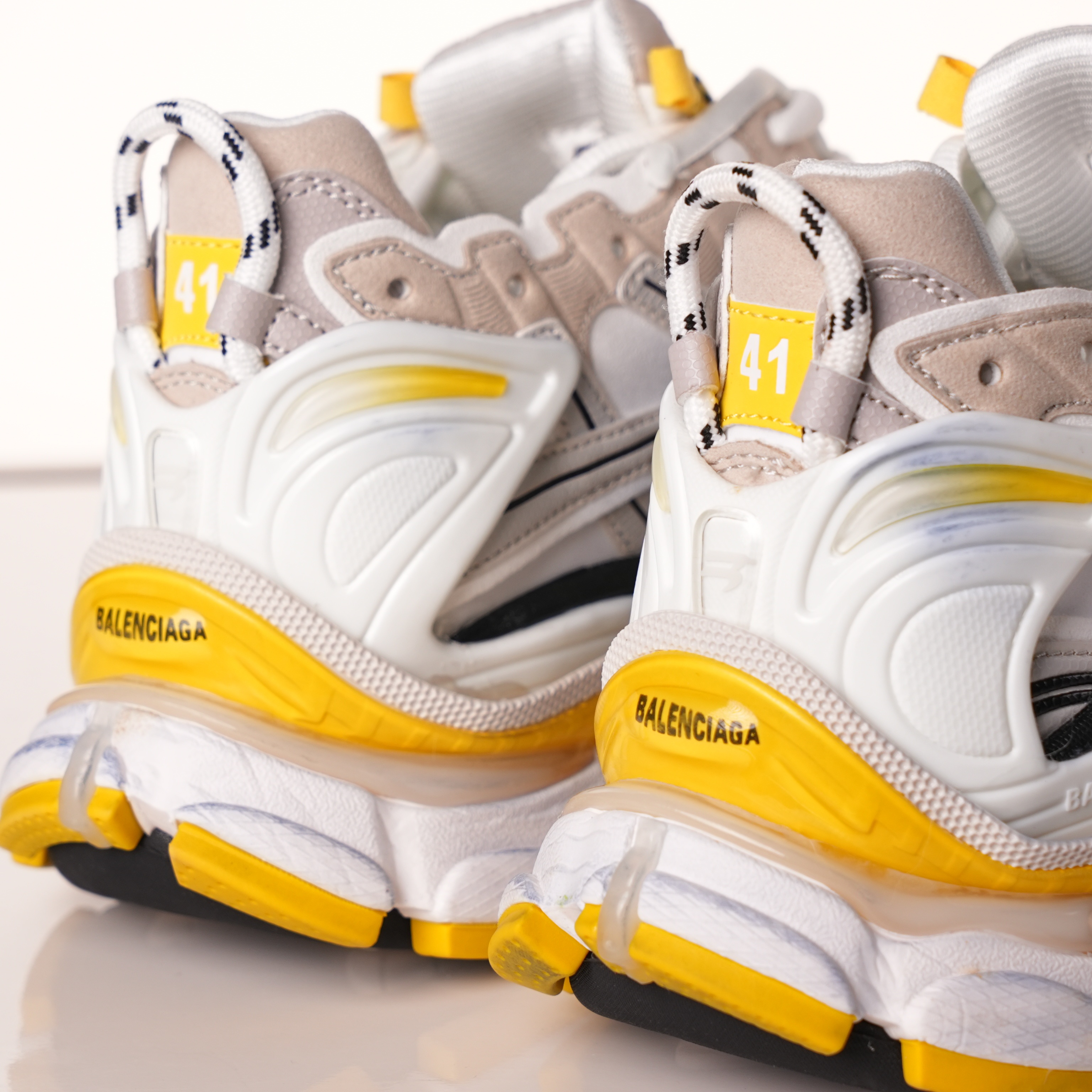 Balenciaga Runner Sneaker 'White Yellow'