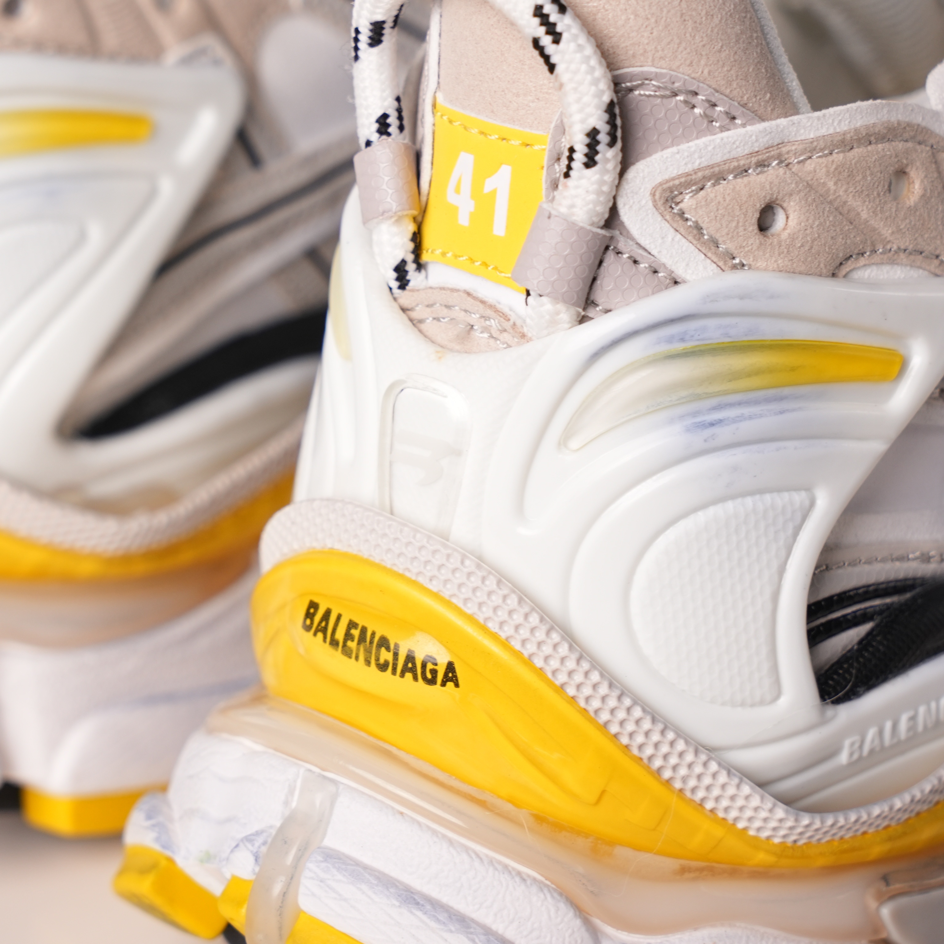 Balenciaga Runner Sneaker 'White Yellow'