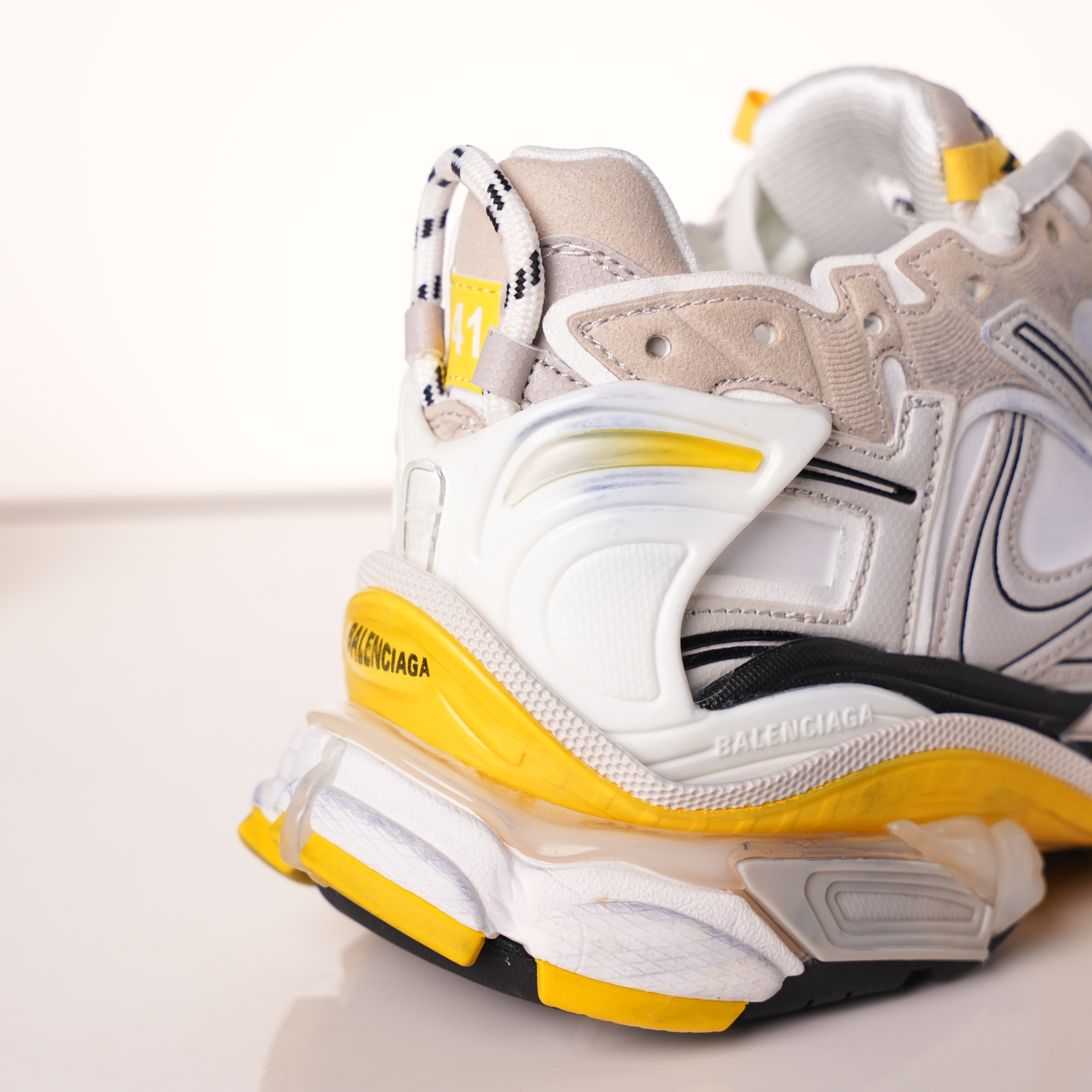 Balenciaga Runner Sneaker 'White Yellow'